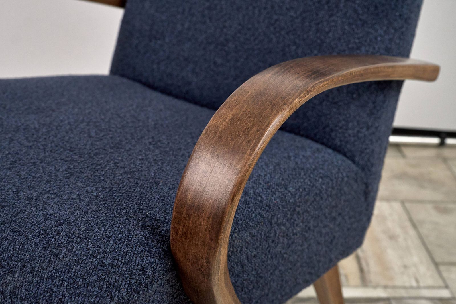 Vintage Armchair Designed By Jindrich Halabala, 1950s, Czechoslovakia photo 777.0