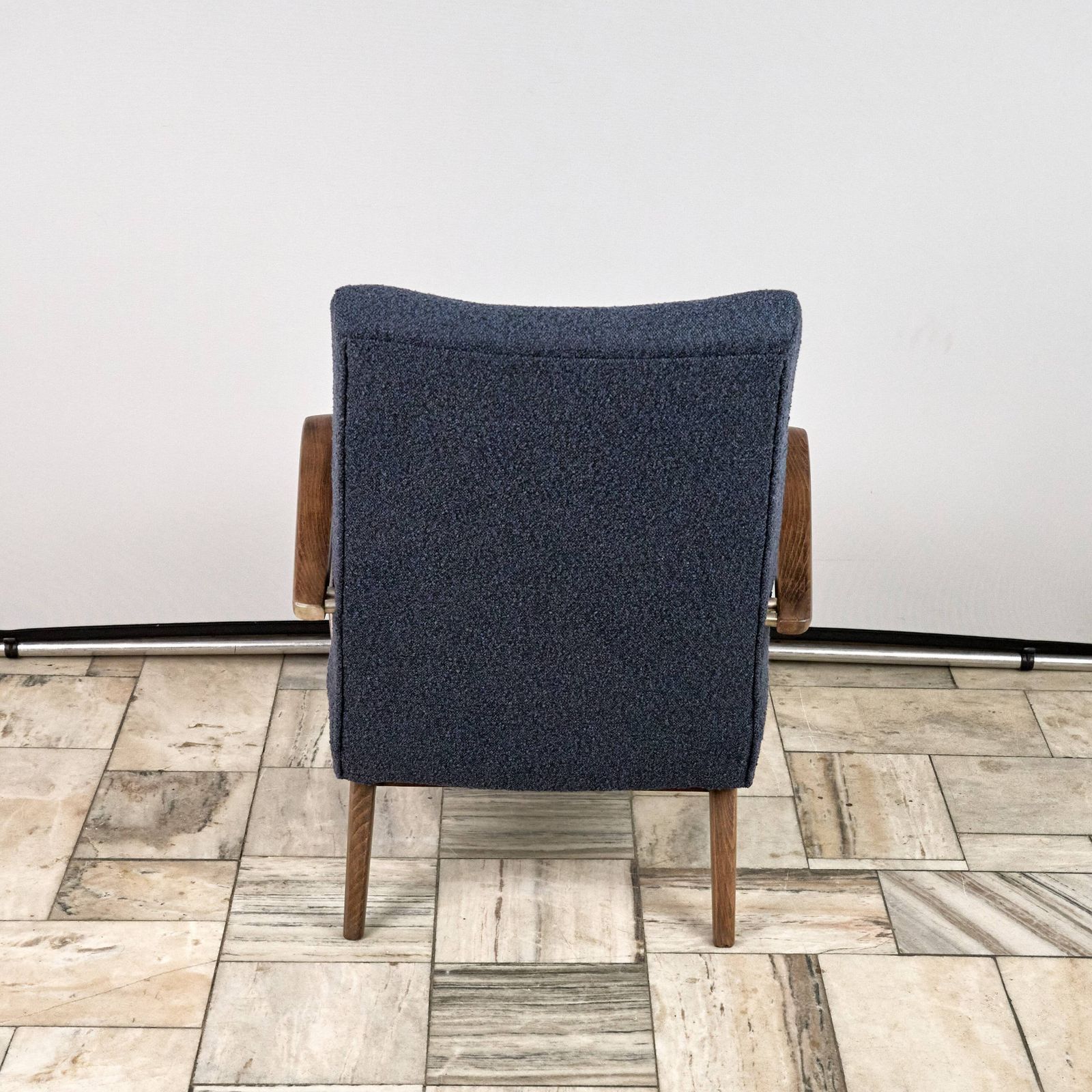 Vintage Armchair Designed By Jindrich Halabala, 1950s, Czechoslovakia photo vintage
