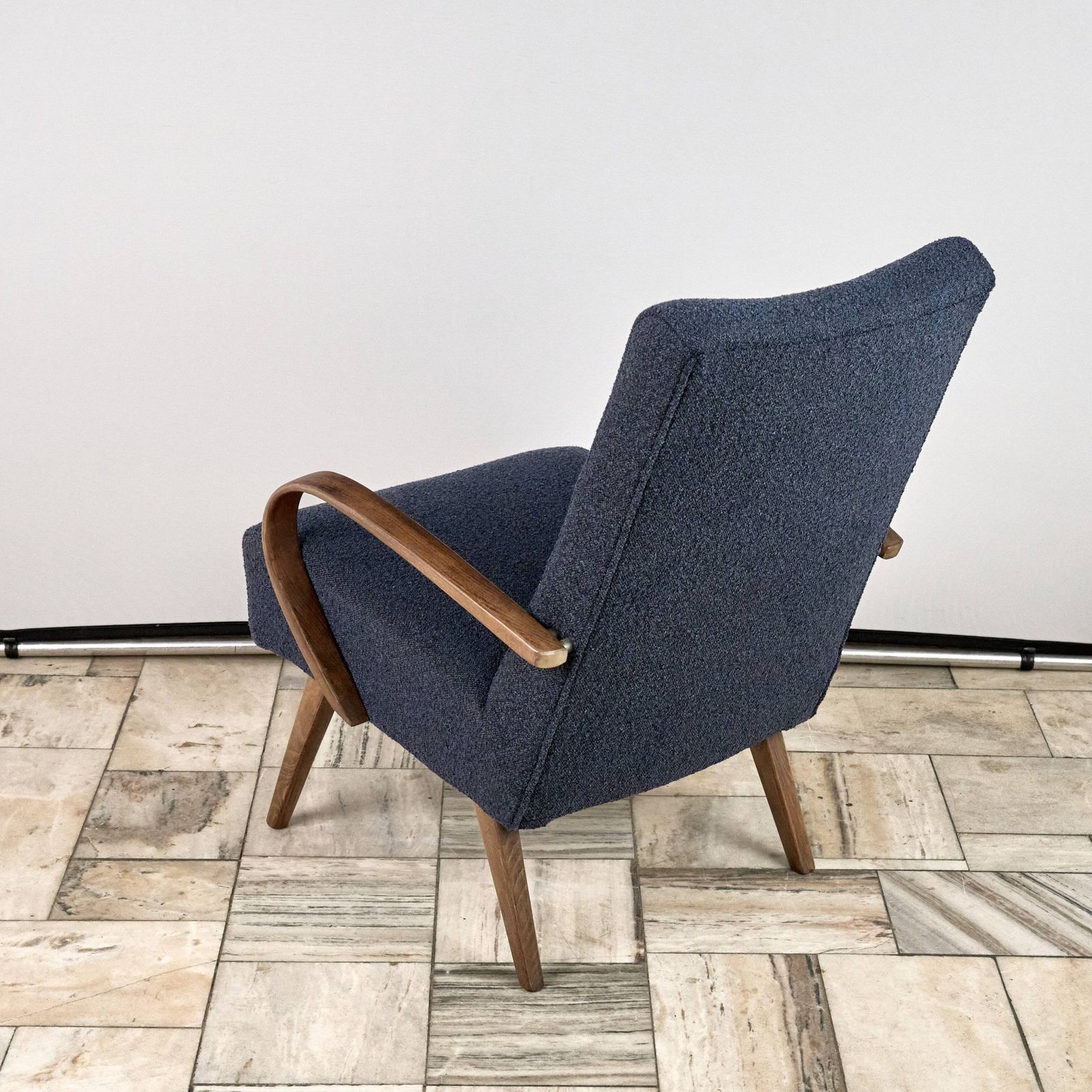 photo for sale Vintage Armchair Designed By Jindrich Halabala, 1950s, Czechoslovakia