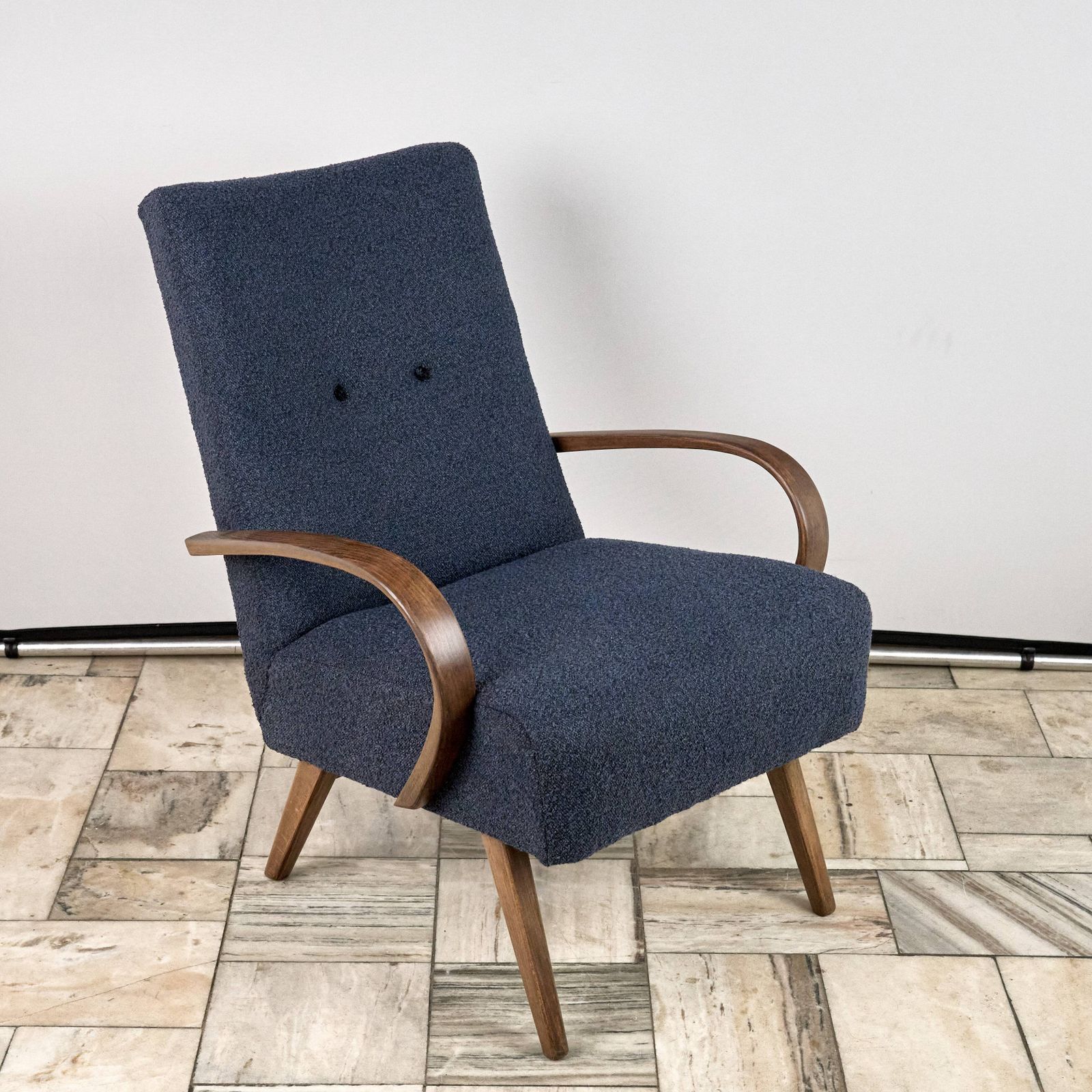 photo buy Vintage Armchair Designed By Jindrich Halabala, 1950s, Czechoslovakia