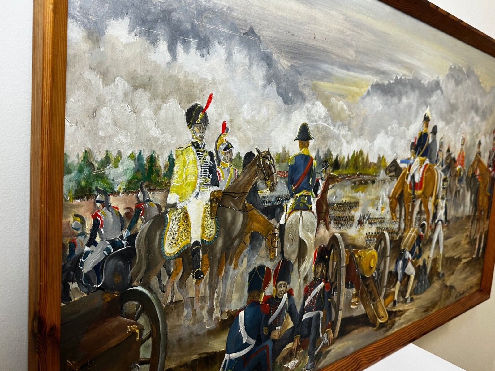 photo for sale Groot olieverfchilderij Slag bij Waterloo