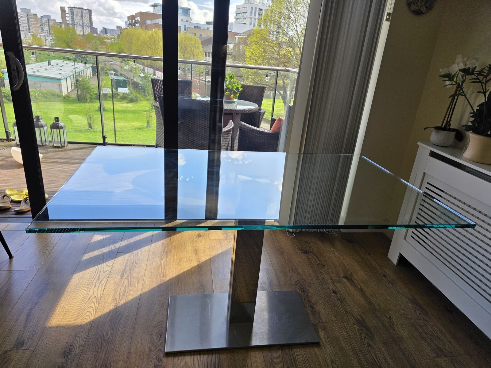 Cattelan Italia Elvis Glass Dining Table photo vinterior