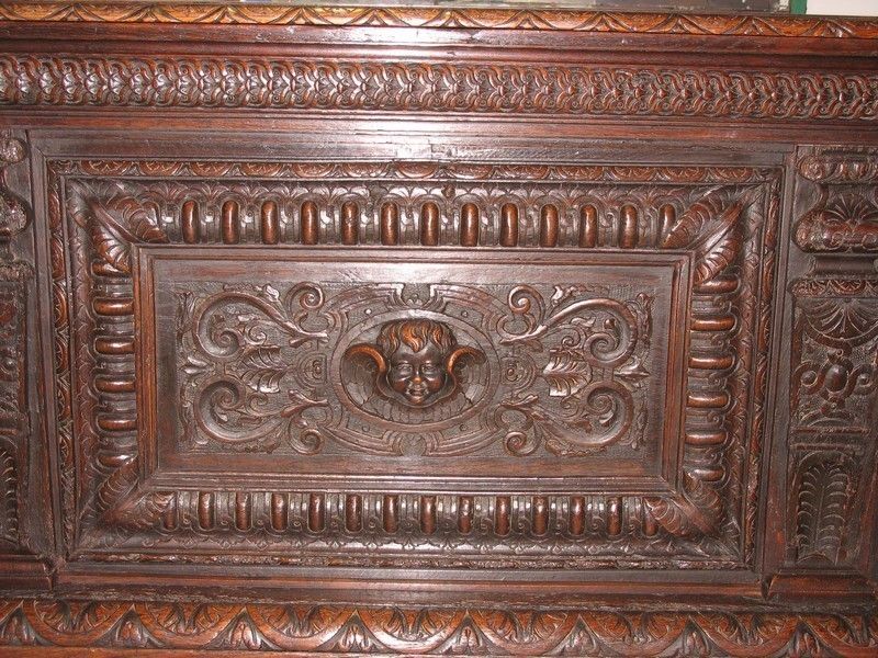 Chest Renaissance Office In Oak Seventeenth photo furniture
