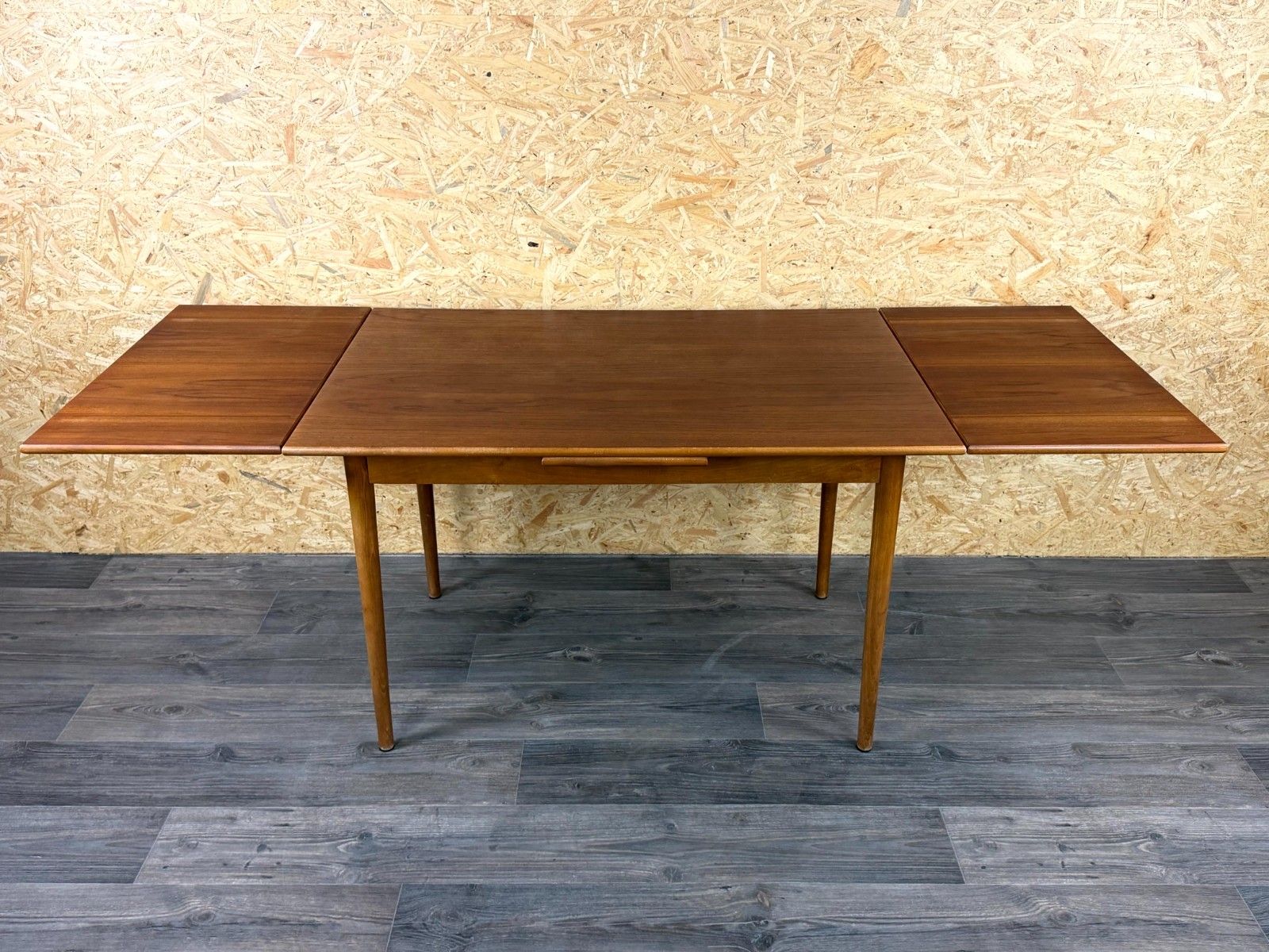60s 70s Teak Dining Table Dining Table Danish Modern Design Denmark photo vintage
