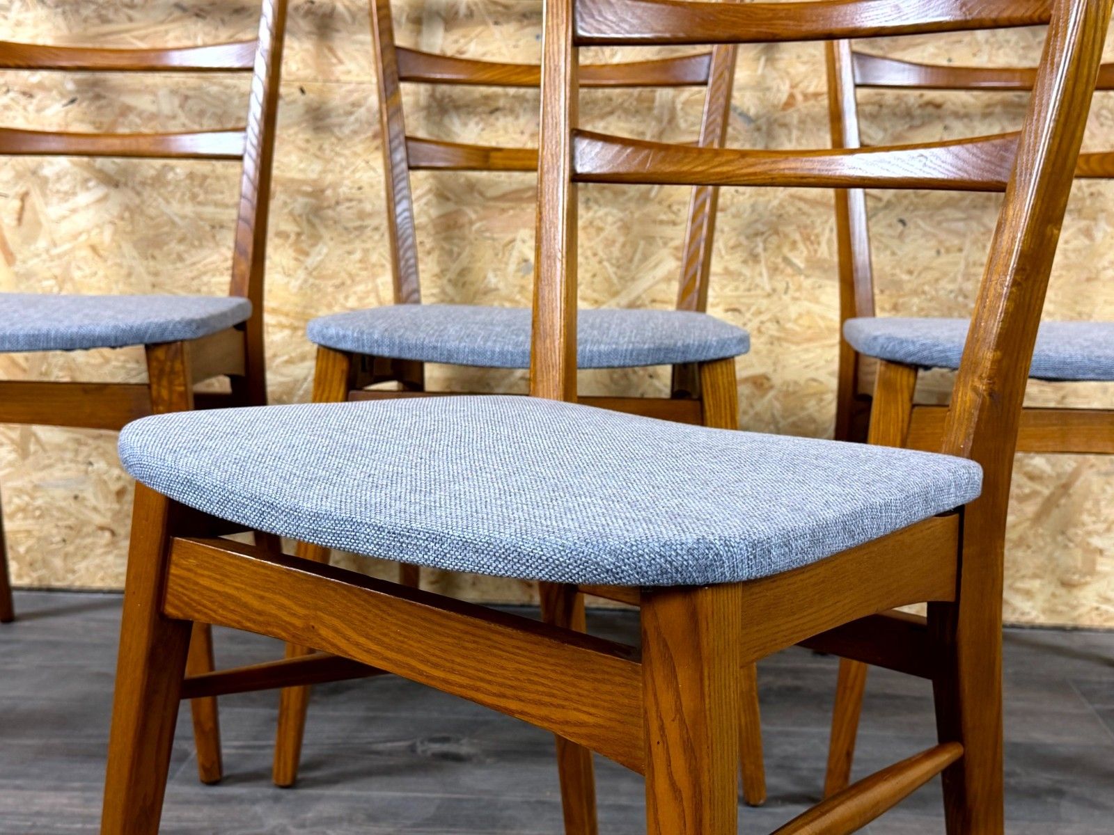 690.0 4 X 60s 70s Chair Chairs Dining Chair Mid Century Danish Modern Design photo