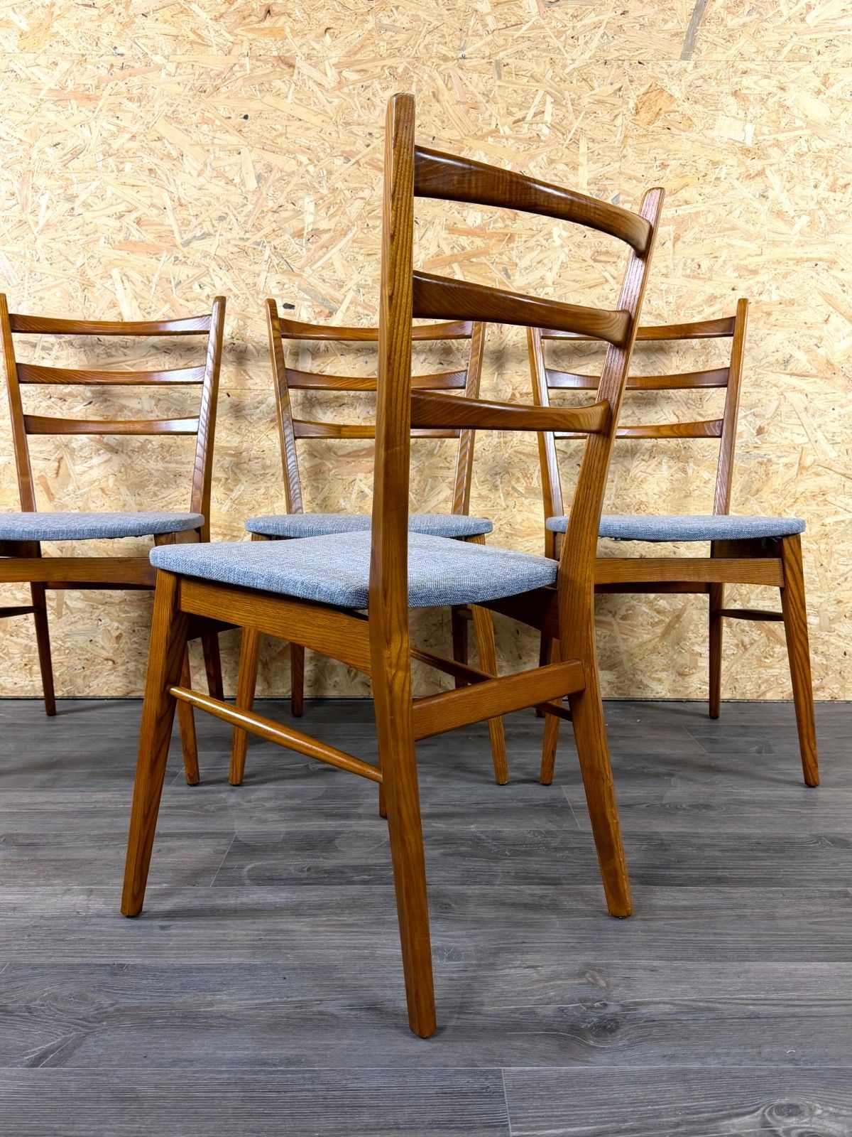 photo vintage 4 X 60s 70s Chair Chairs Dining Chair Mid Century Danish Modern Design