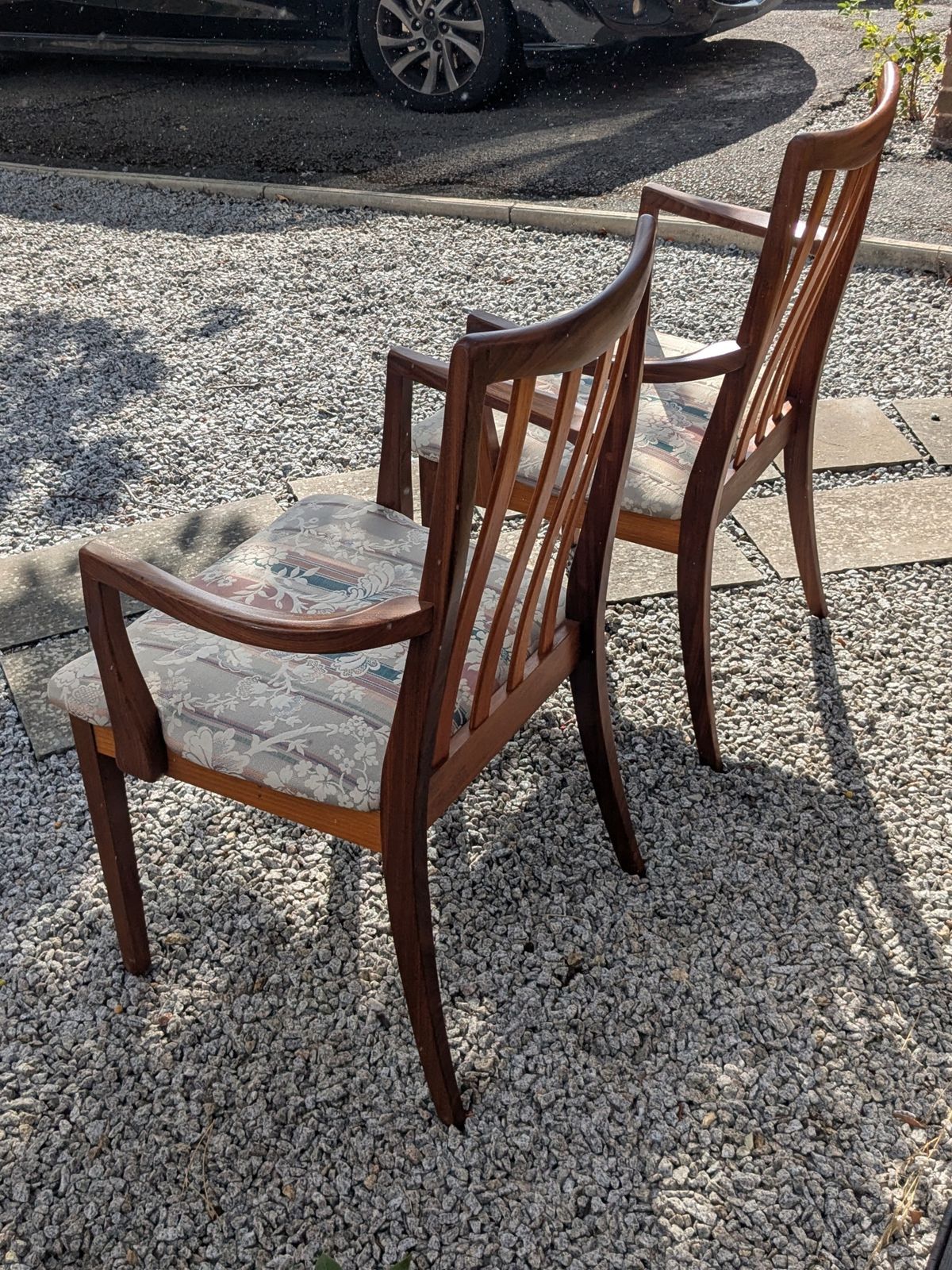 Reduced Pair Of Leslie Dandy G Plan Teak Chairs With Arms photo buy