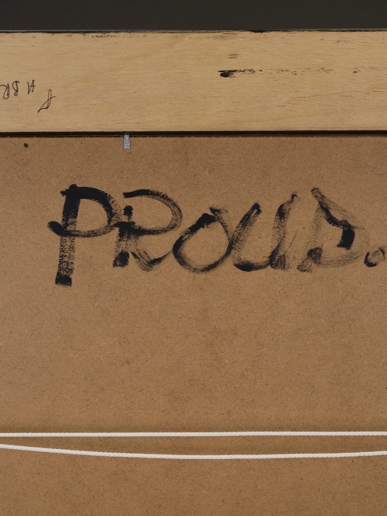 photo buy Harry Charles Tim Neo Expressionist Painting ‘Proud’ From The 'Longhead' Series, 2026