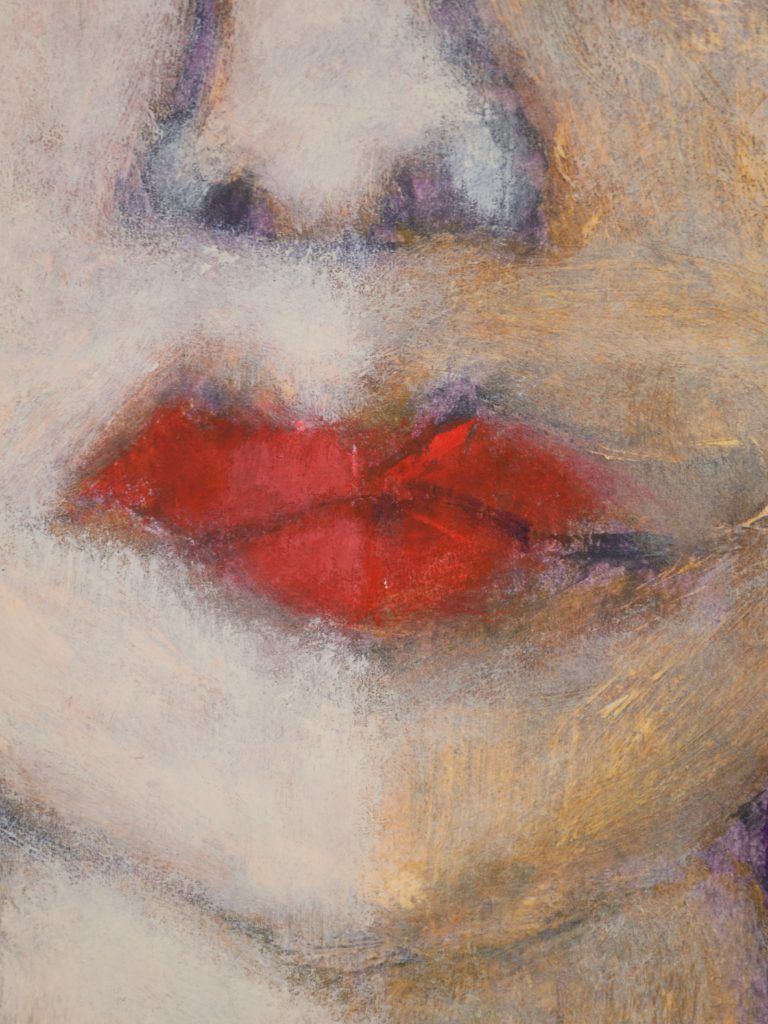Harry Charles Tim Neo Expressionist Painting ‘Kate At The Show’ From The 'Longhead' Series, 2026 photo 3500.0