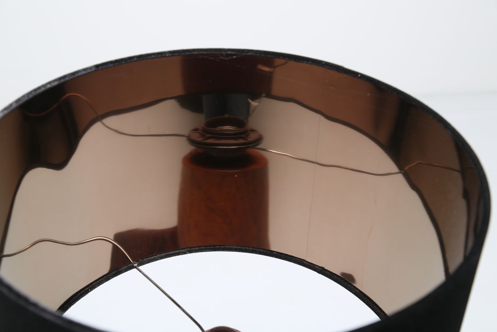 Mid Century Modern Sculptural Tapered Brazilian Rosewood Table Lamp, Denmark, 1960s. photo vintage