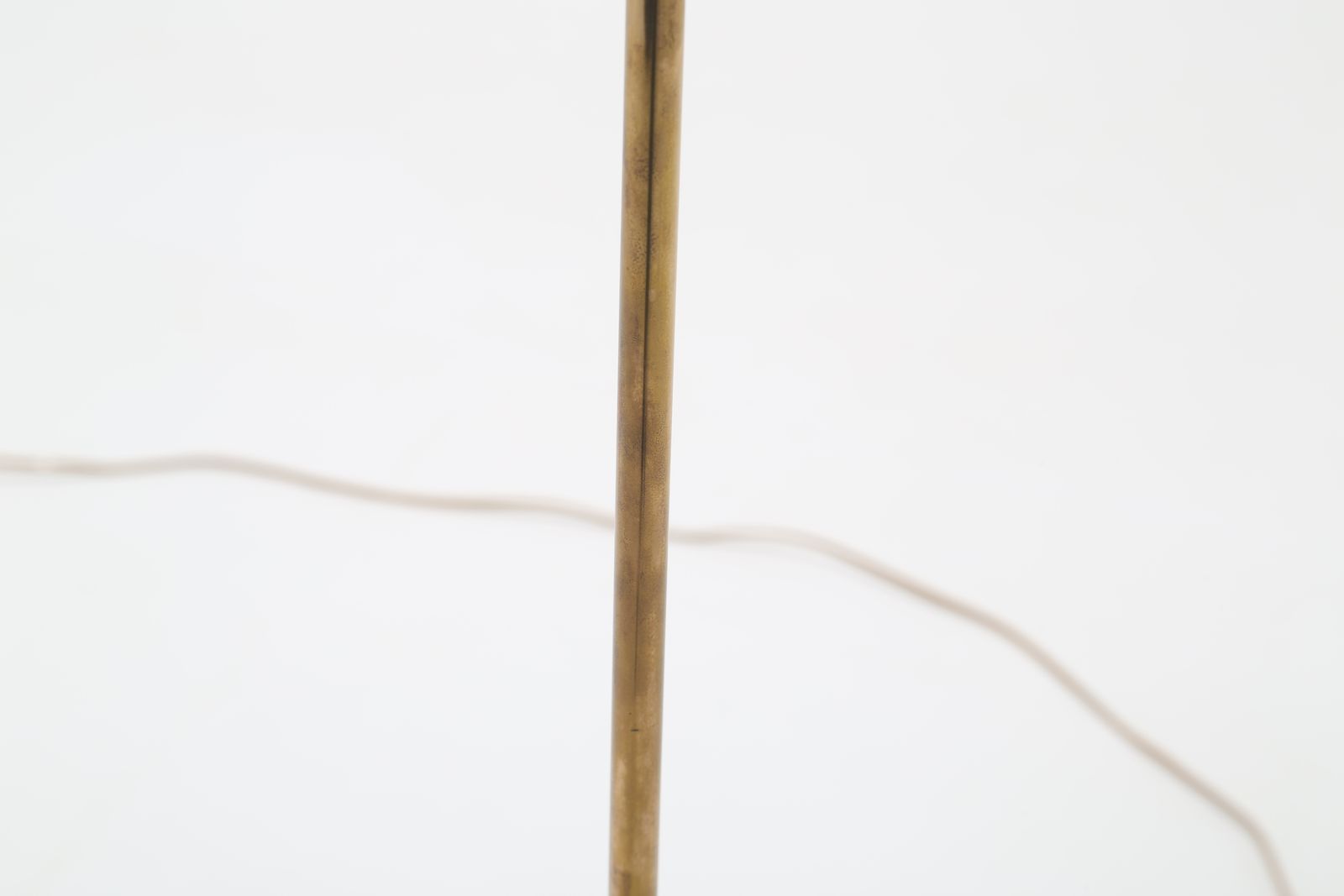 Mid Century Swedish Brass And Frosted Glass Floor Lamp By Falkenbergs Belysning, 1960s photo buy