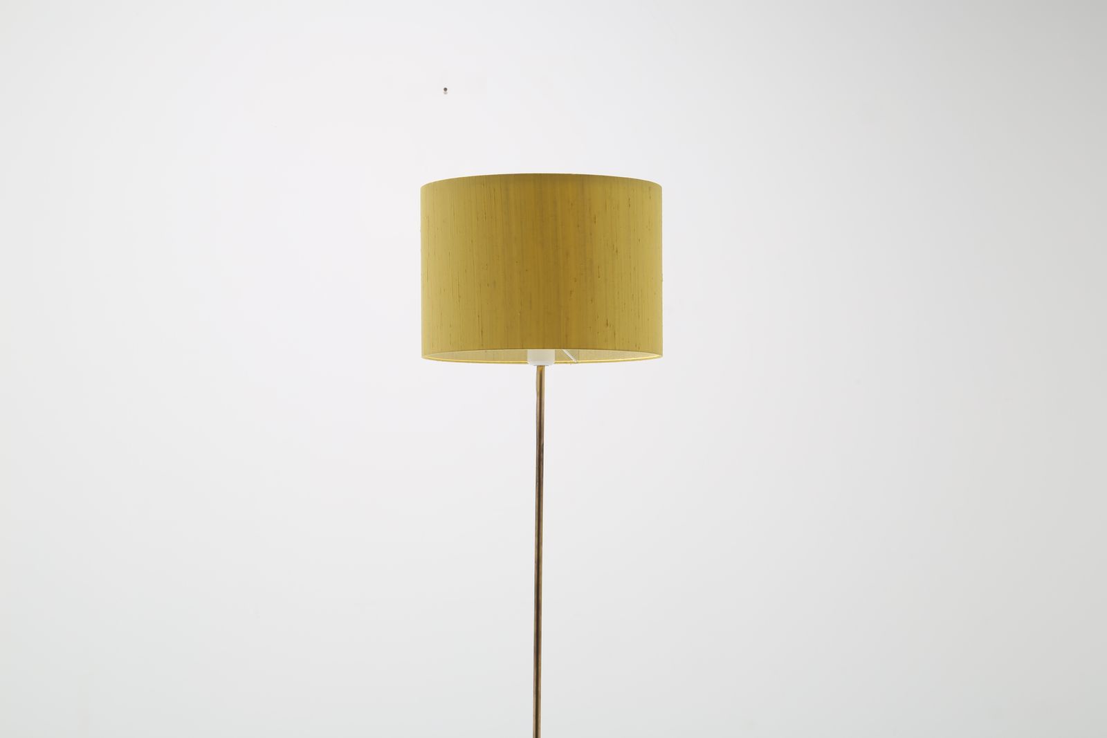photo vintage Mid Century Swedish Brass And Frosted Glass Floor Lamp By Falkenbergs Belysning, 1960s