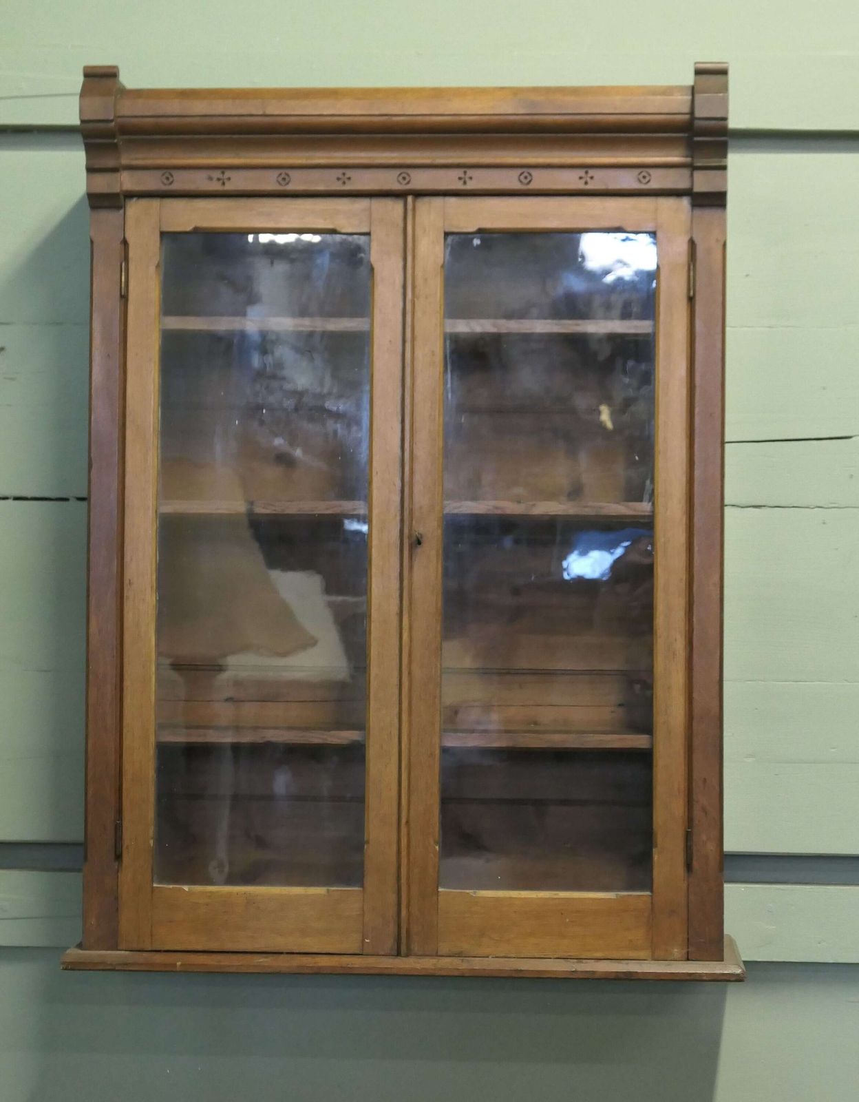 Arts And Crafts Wall Hanging Glazed Cupboard, Bookcase This Is A Very Useful Piece photo furniture
