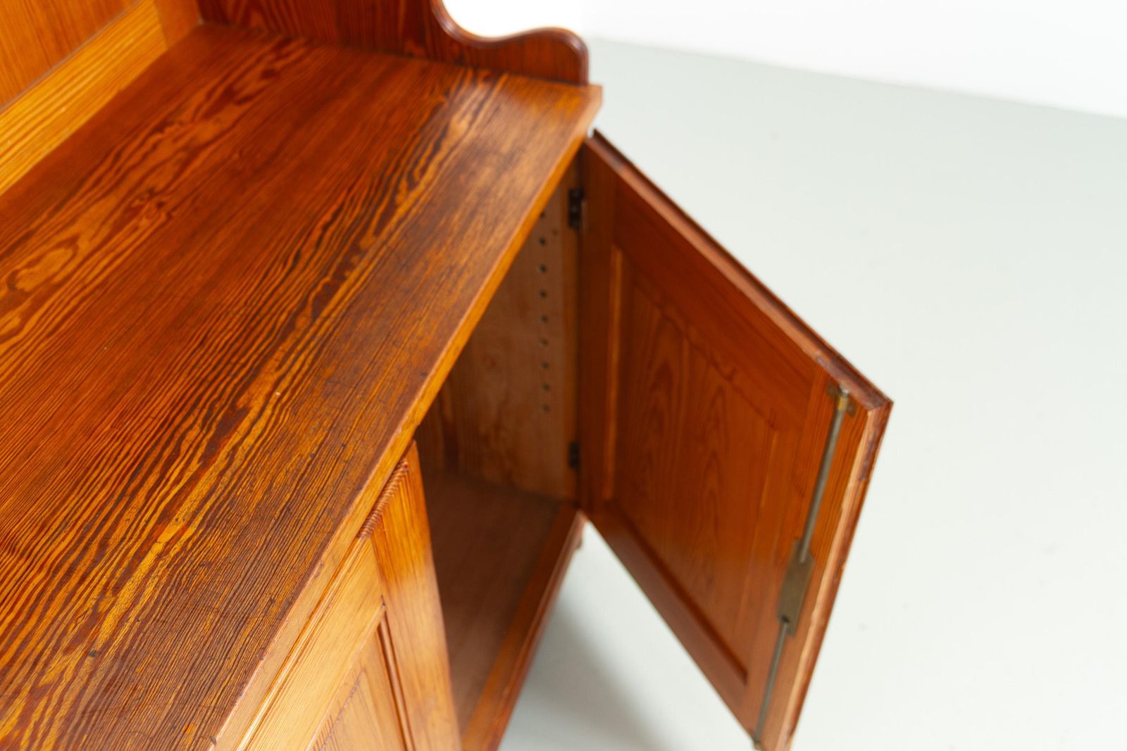 photo for sale Antique Oregon Pine Bookcase By Martin Nyrop For Rud Rasmussen, Denmark 1905.