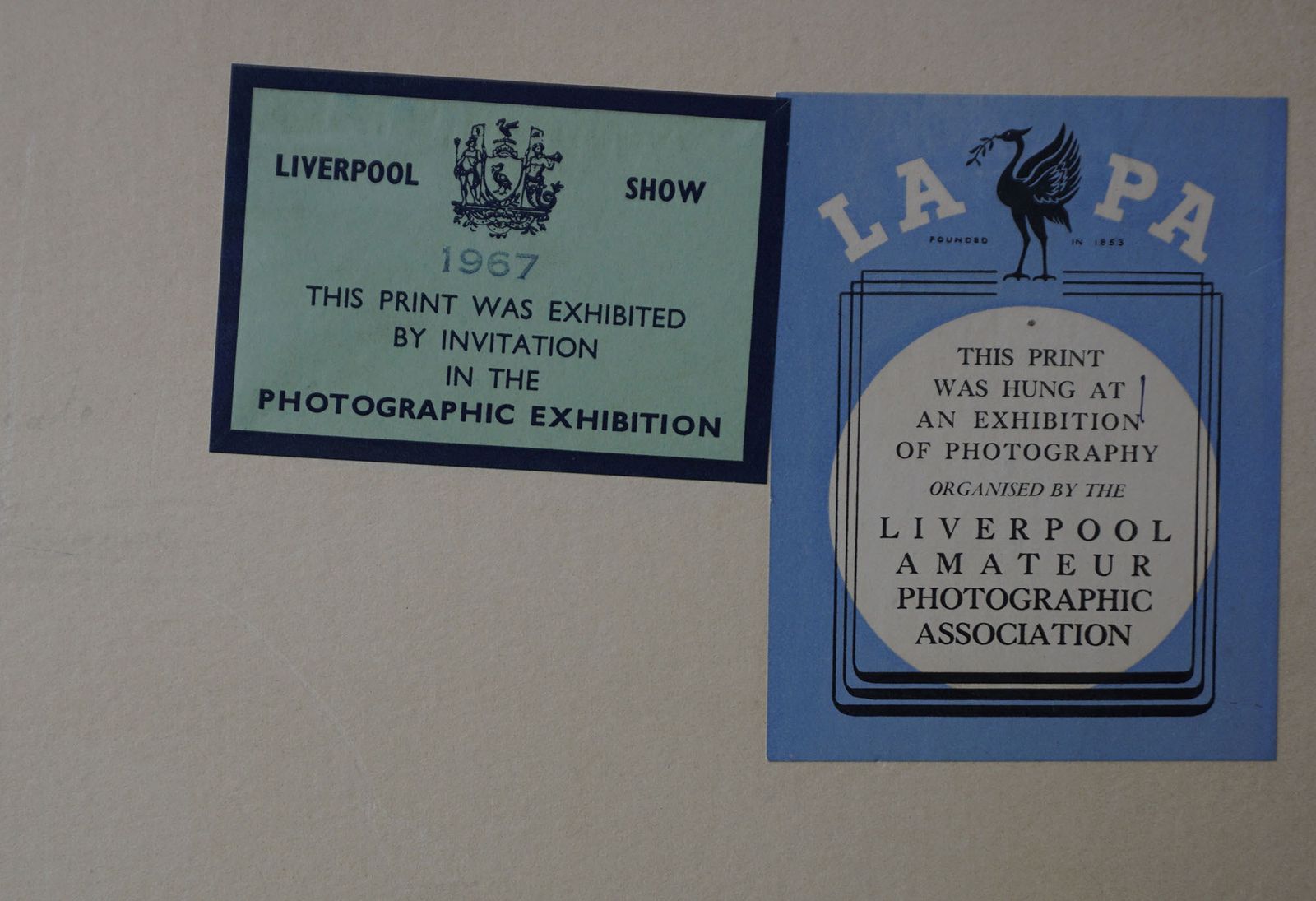 Art 1966 Large Black & White Photograph Portrait 'Tommy's Tabloid' Documentary Realism Liverpool With Original Exhibition Label Signed & Dated Art Print photo