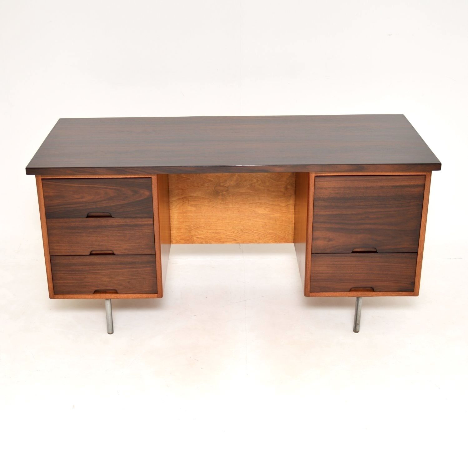 Vintage Hilleplan Desk By Robin Day In Rosewood And Mahogany photo furniture