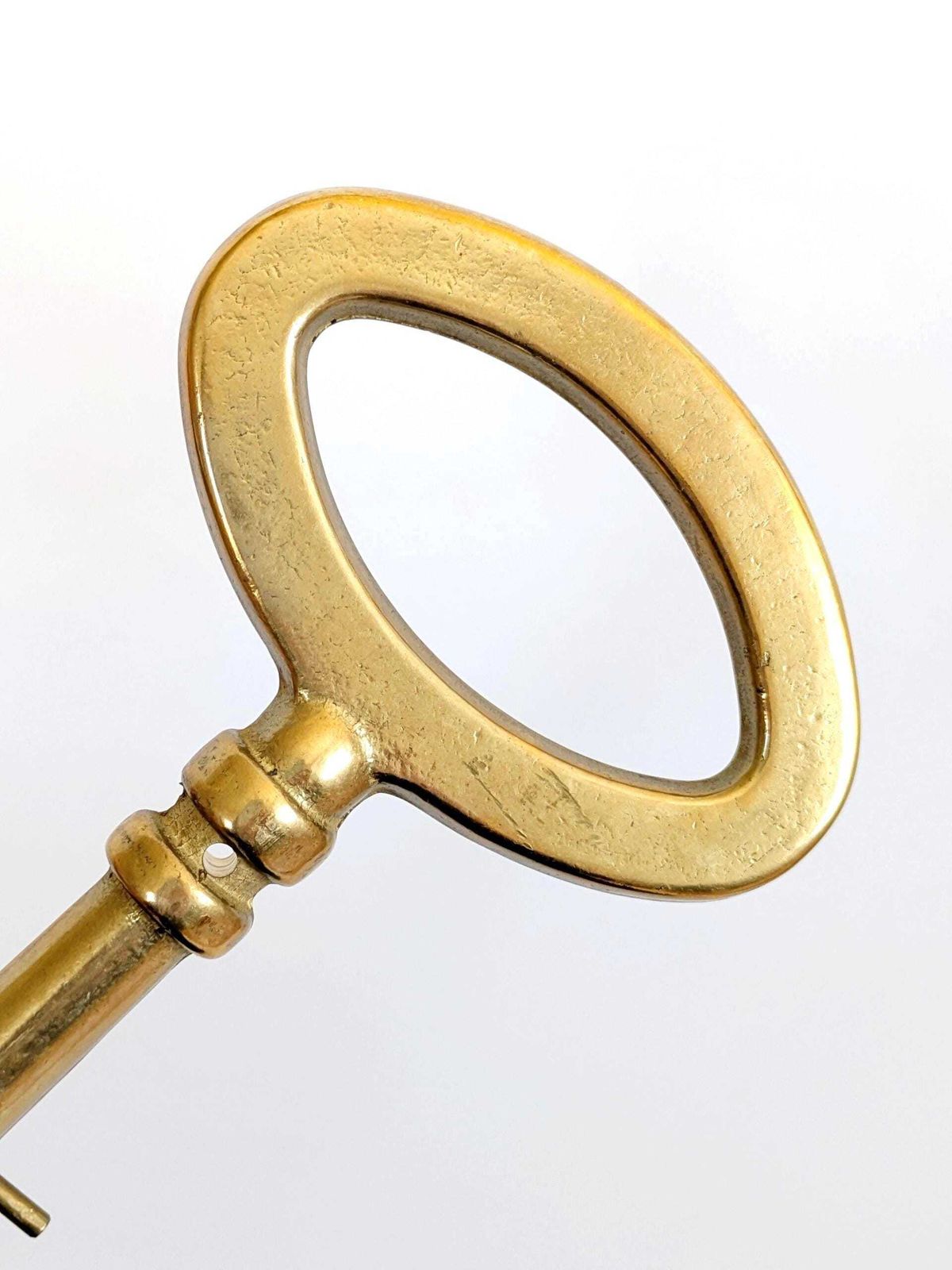 Vintage Brass Key Holder Large Wall Rack 4 Hooks Midcentury Entryway Decor photo buy