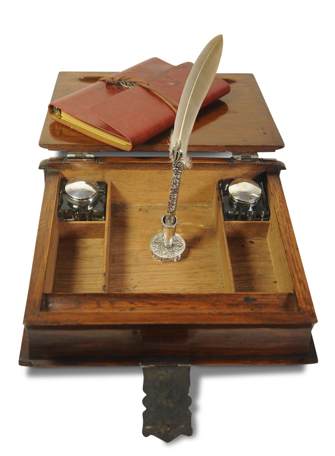 photo for sale Victorian Writing Slope In The Shape Of A Book With Compartments