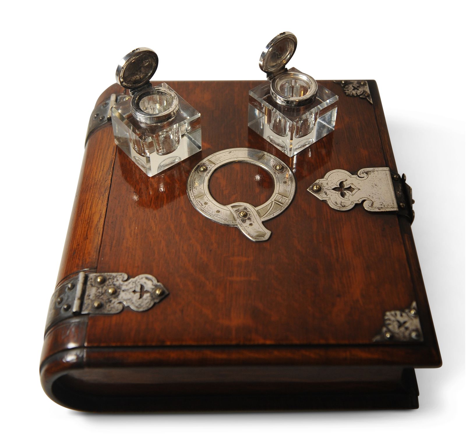 Victorian Writing Slope In The Shape Of A Book With Compartments photo vinterior
