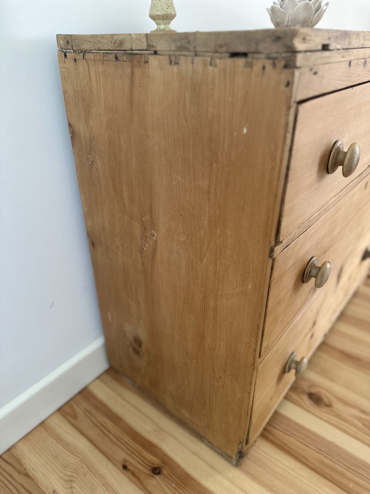 Antique Pine Chest Of Drawers Stripped Pine photo buy
