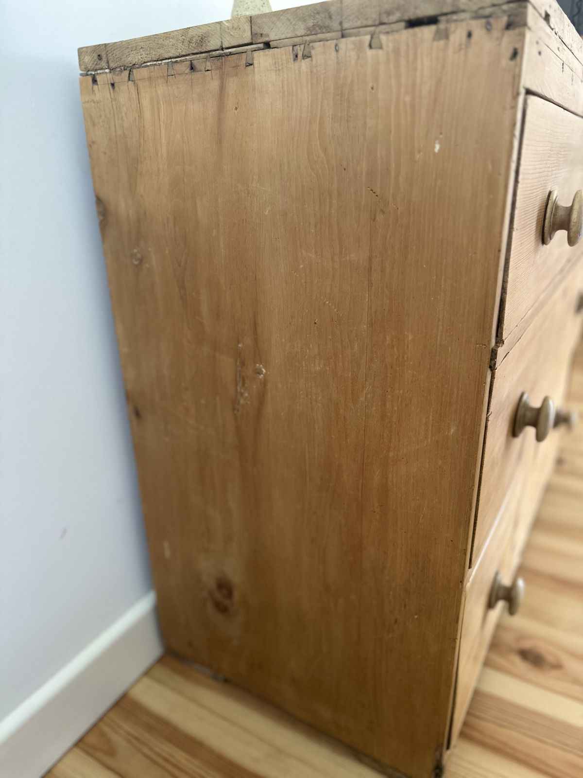 photo vinterior Antique Pine Chest Of Drawers Stripped Pine