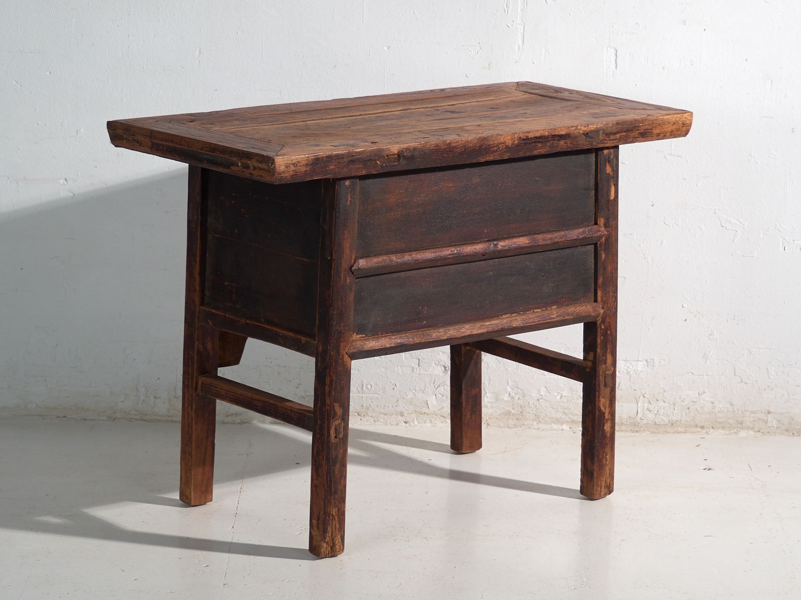 photo for sale Antique Chinese Console With Three Drawers And Dark Patina – China, Circa 1900