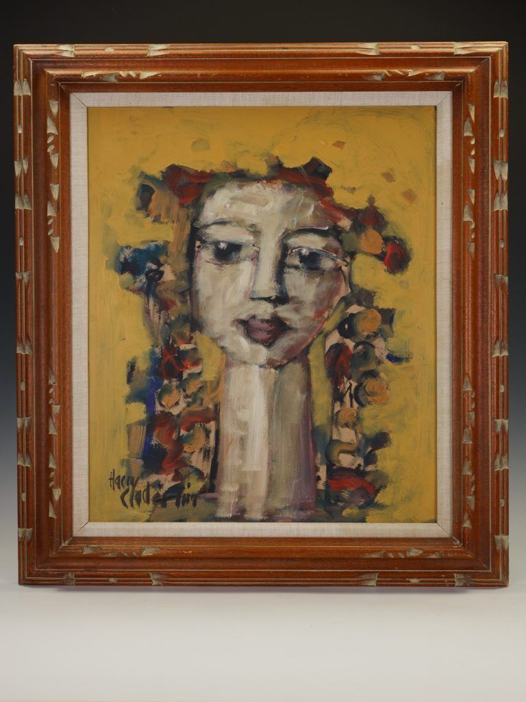 Harry Charles Tim Neo Expressionist Acrylic Painting ‘Harvest Boss’ – Longhead Series, 2026 photo furniture