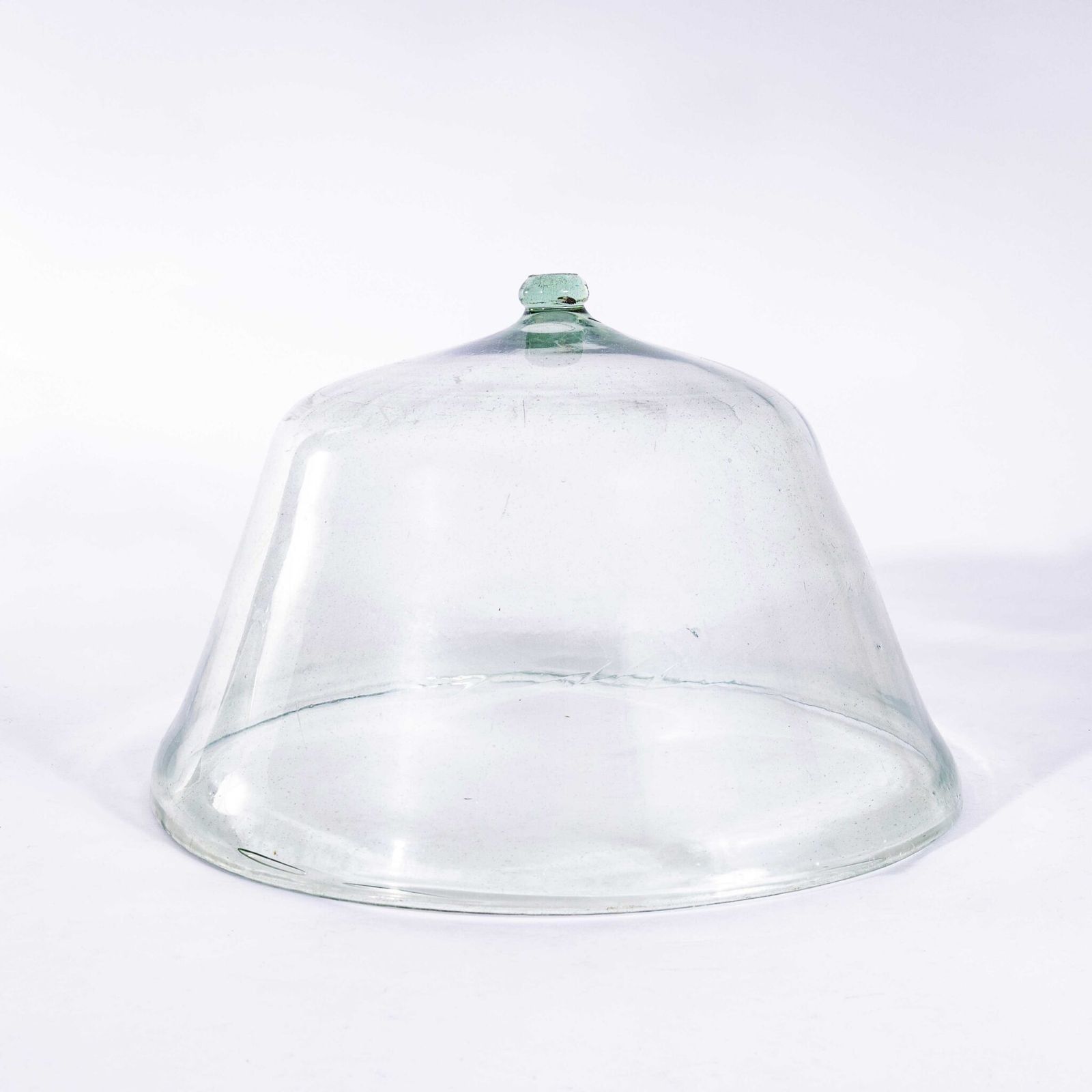 19th Century French Mouth Blown Glass Cloche (5283)