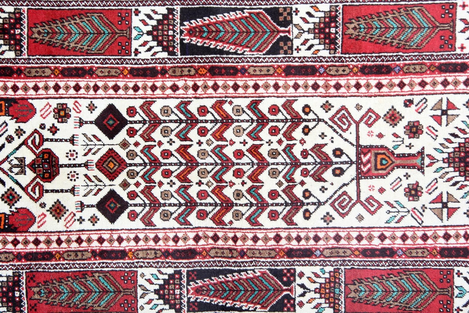 Tribal Rug Handmade Carpet Oriental Area Rug, Traditional Tree Of Life Rugs photo Textiles