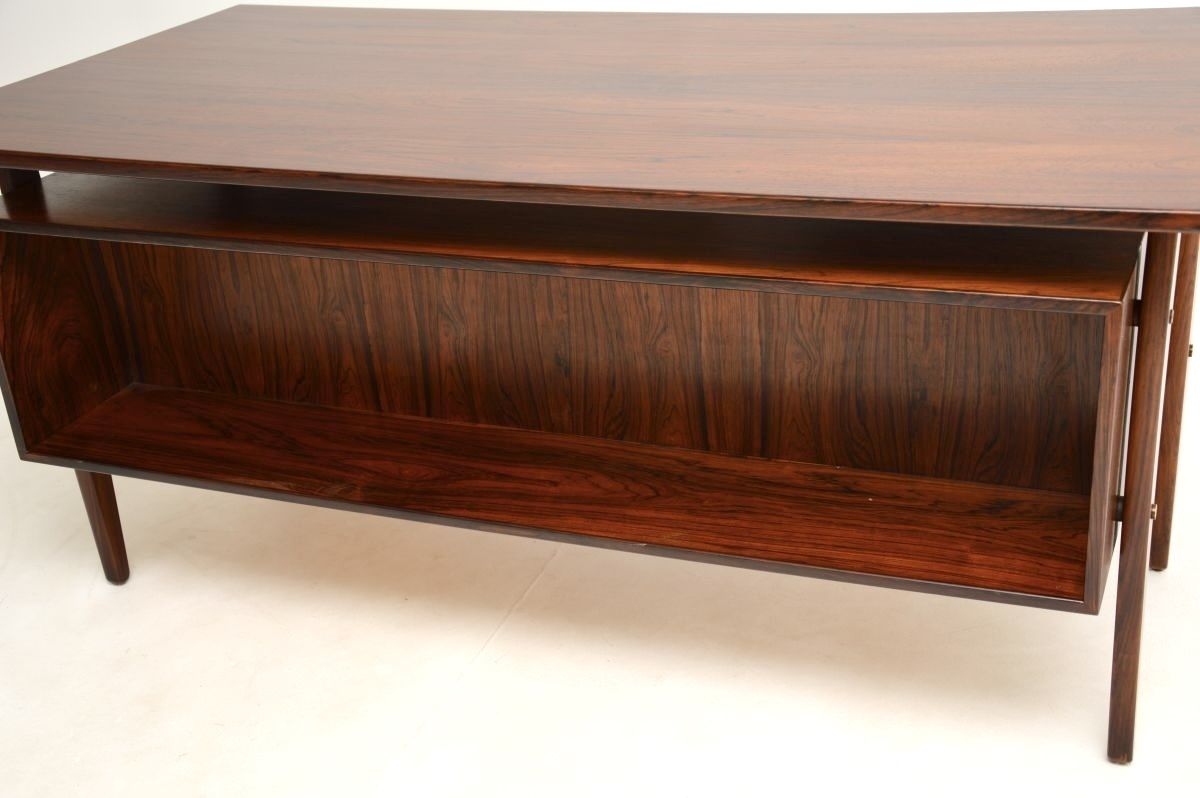 photo buy Danish Vintage Midcentury Rosewood And Brass Desk