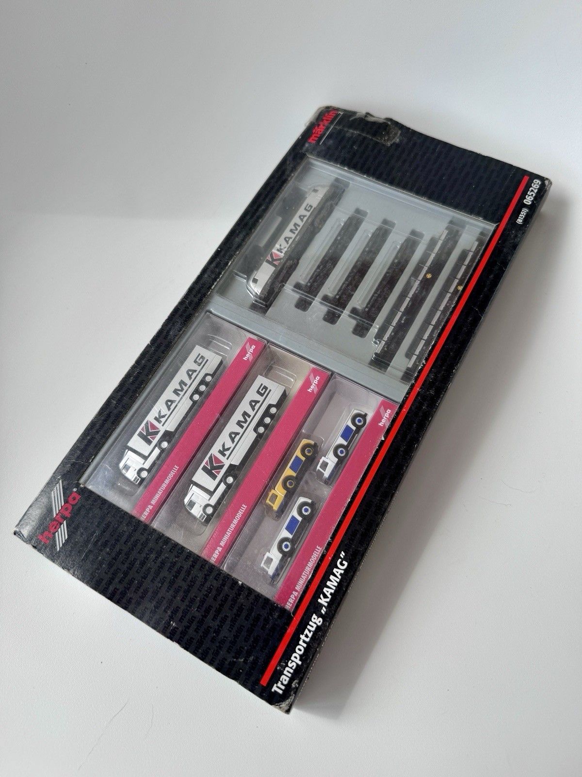 Märklin 81351 Herpa 065269 Z Gauge "Kamag" Transport Set Mib (Box Has Some Wear)