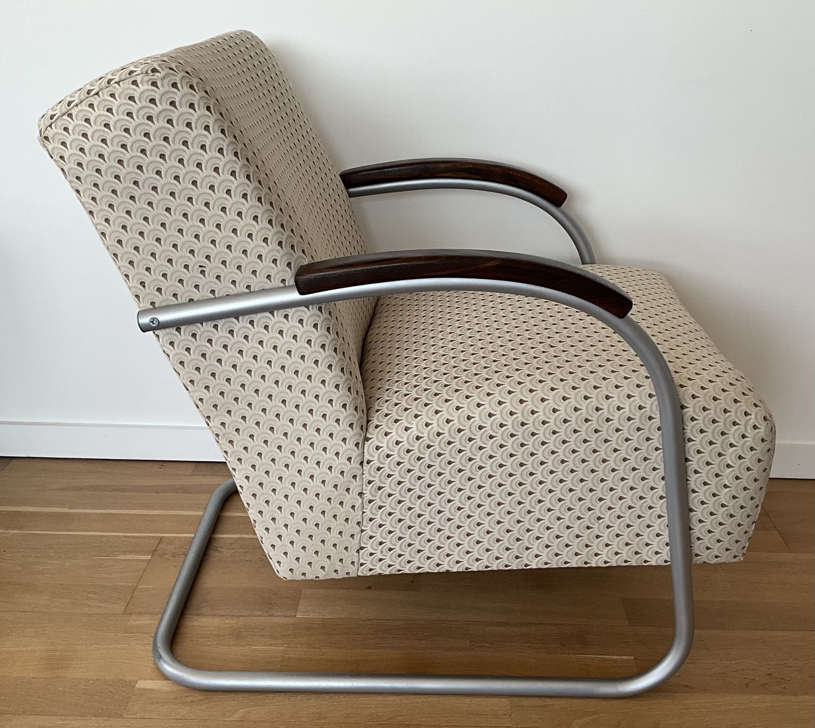 Bauhaus Lounge Chairs From Mücke Melder, 1930s, Set Of 2, Reupholstered