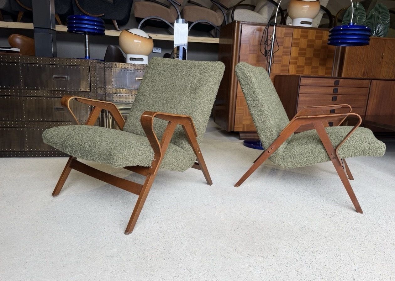 photo buy Mid Century Armchairs By František Jirák For Tatra, Vintage, Retro Style