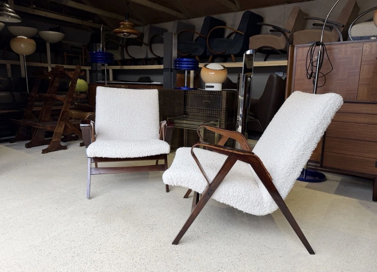 Mid Century Armchairs By František Jirák For Tatra, Vintage, Retro Style photo Furniture