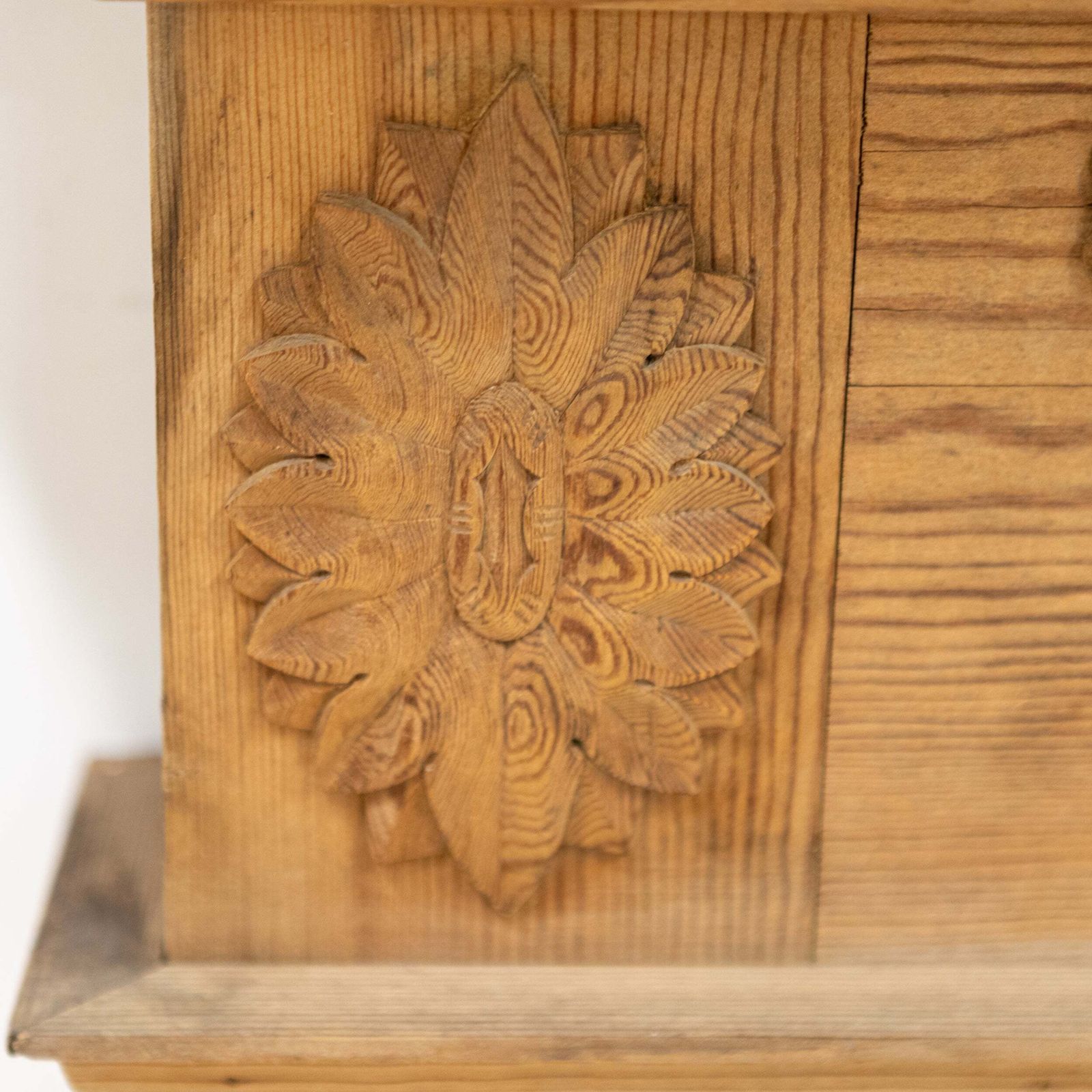 Antique Ornate Wooden Fireplace Surround photo buy