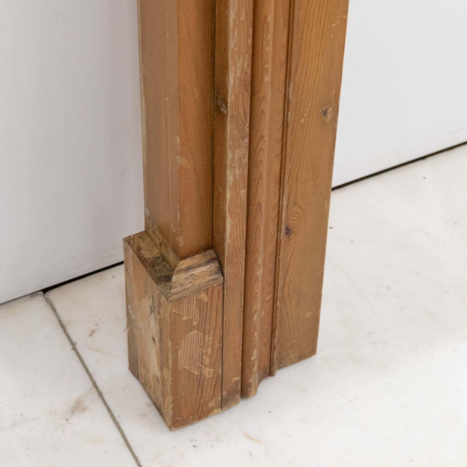 Antique Wooden Fireplace Surround photo vintage