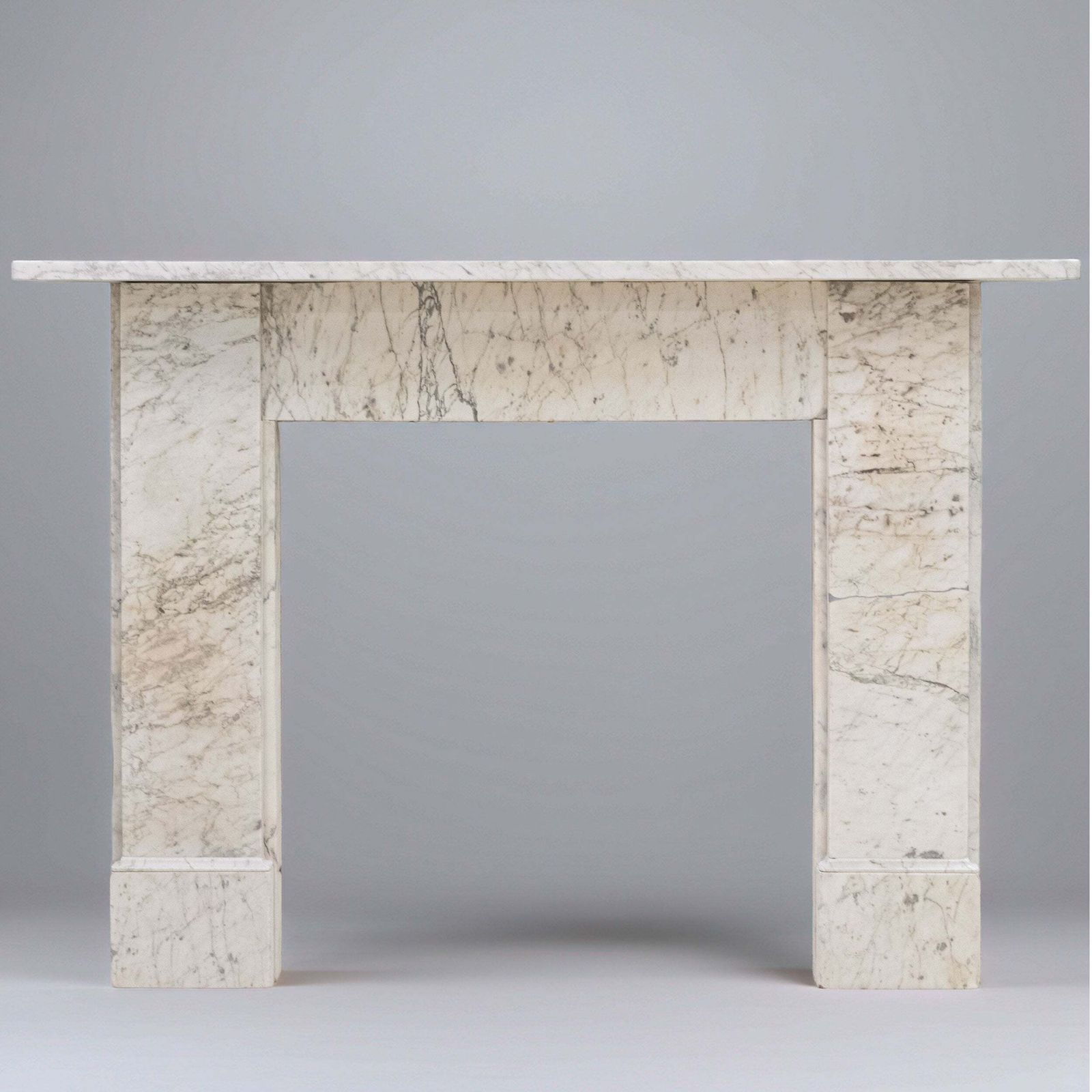 Antique Carrara Marble Late Georgian Fireplace Surround