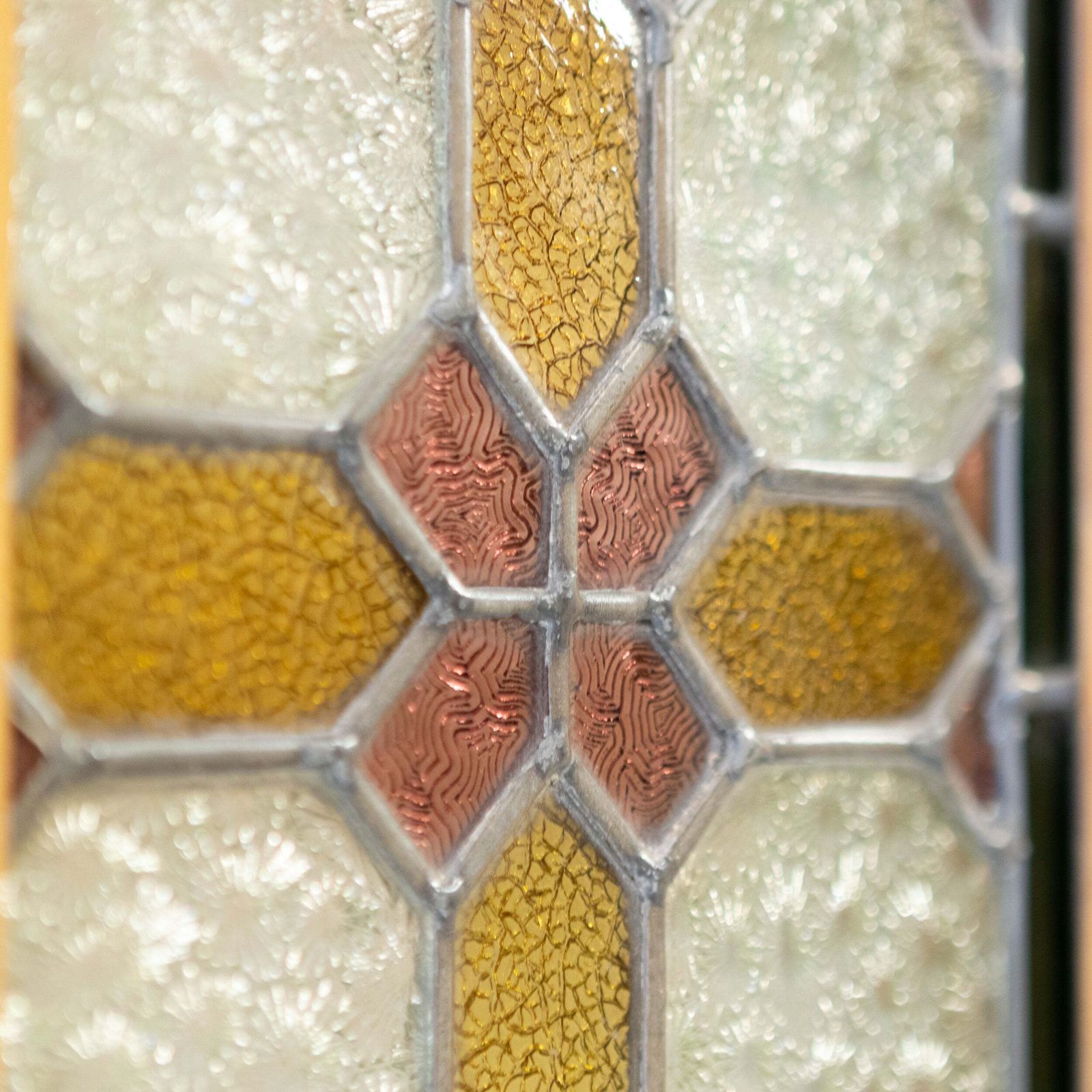 photo for sale Antique Stained Glass Door   203cm X 80cm