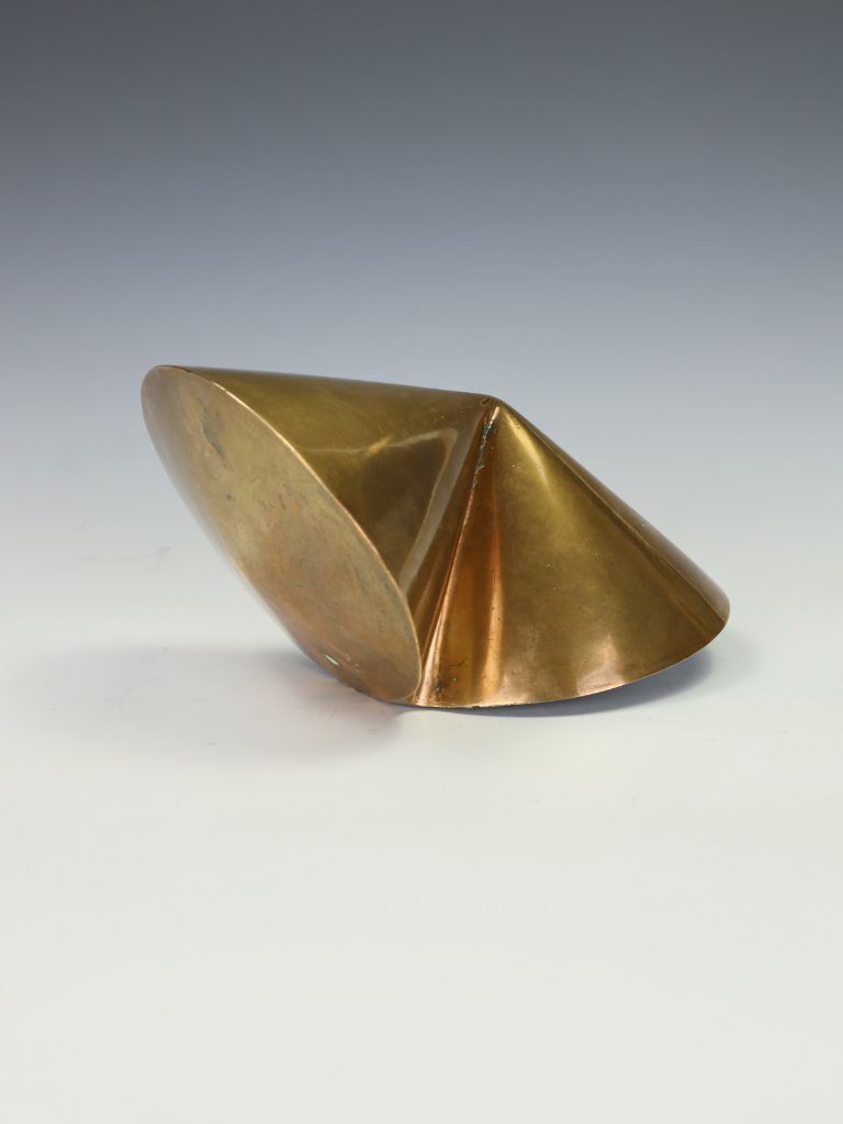 Mid Century Modern British Abstract Bronze Sculpture By 'Wd' – Dated 1966 photo furniture