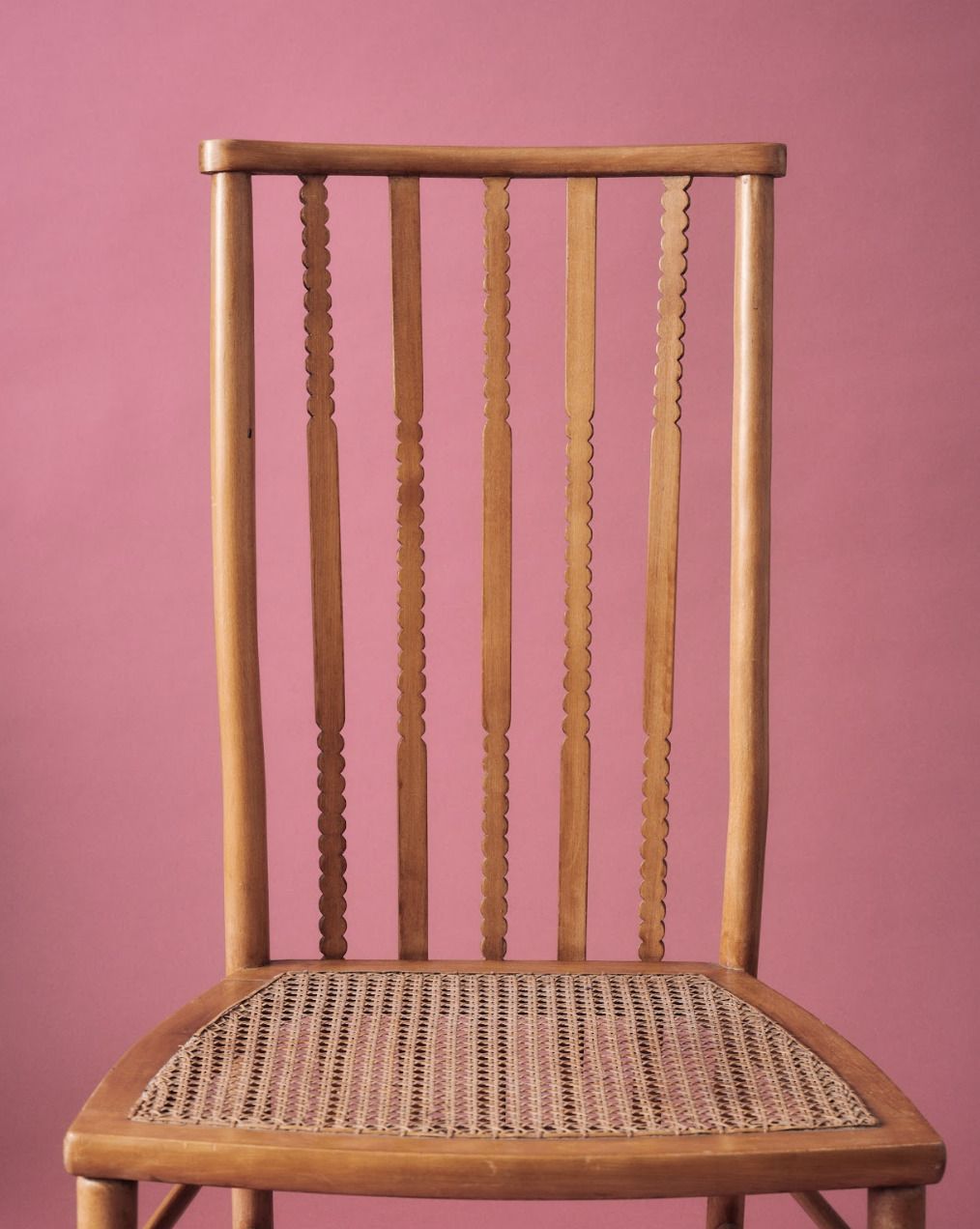 Low Arts & Crafts Cane Chair, Mid 20th Century photo furniture