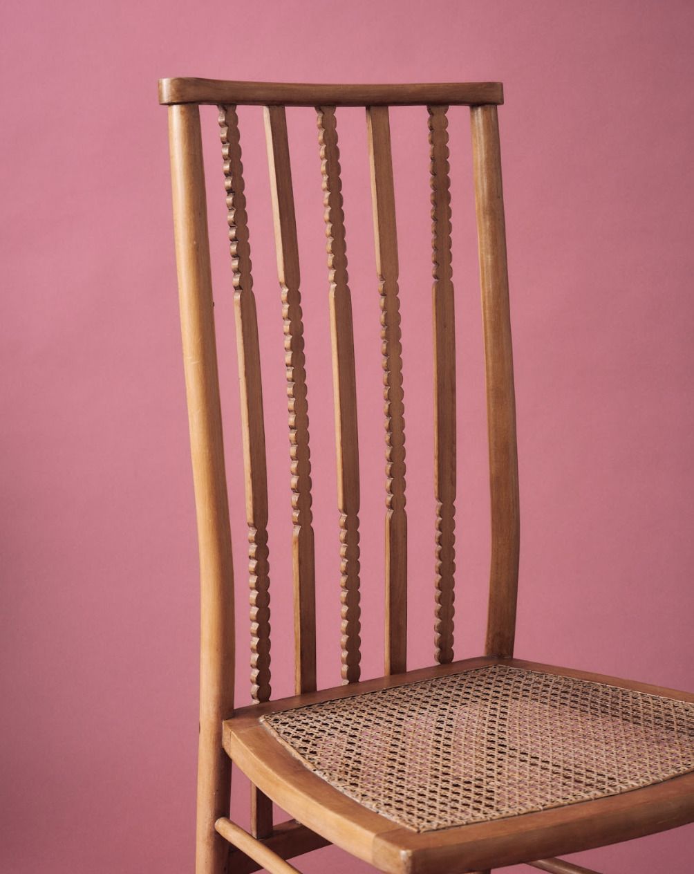 Low Arts & Crafts Cane Chair, Mid 20th Century photo Furniture