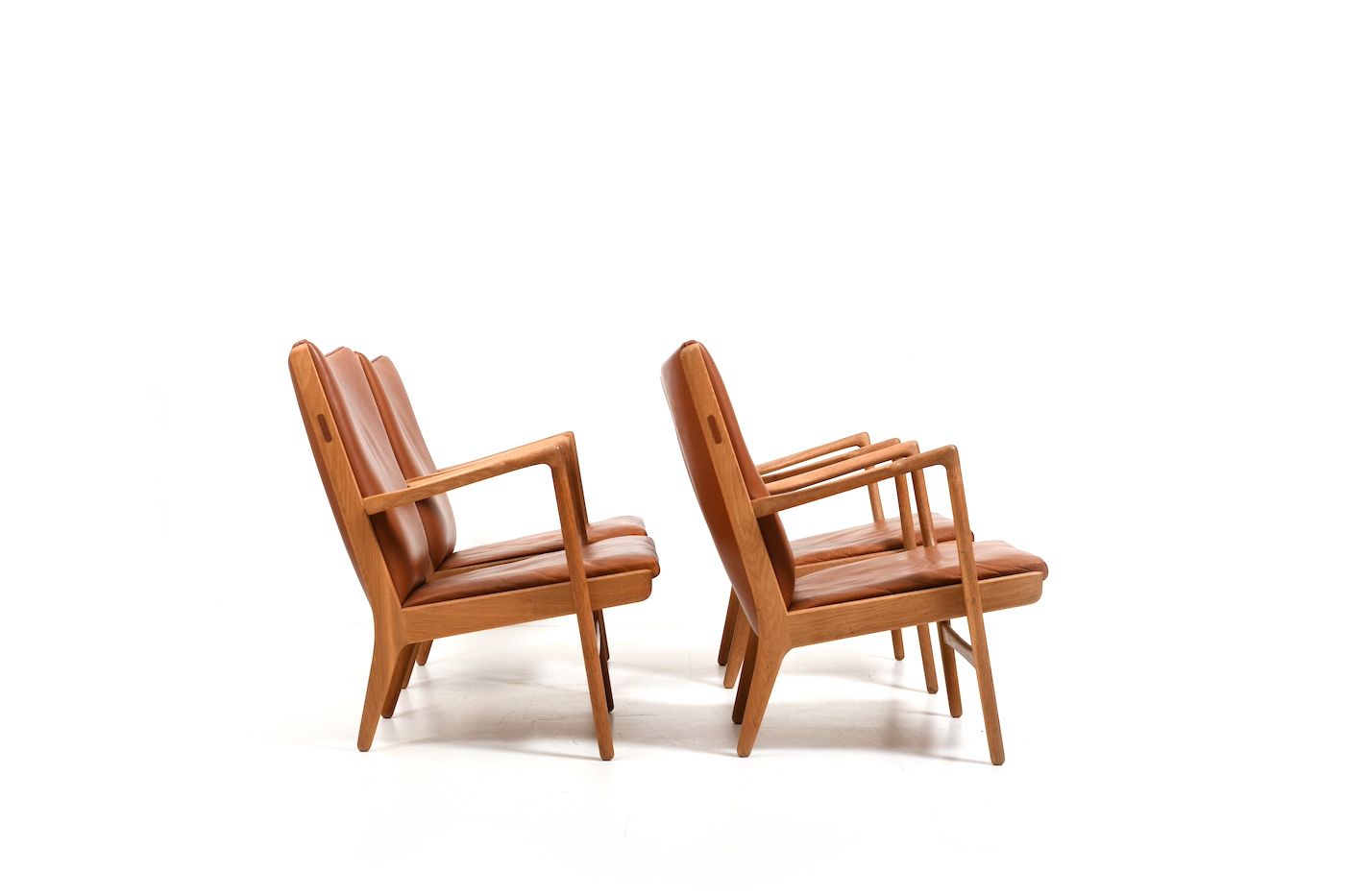 Hans J. Wegner Model Ap 16 In Oak 1951 / Set Of 4 photo 21250.0