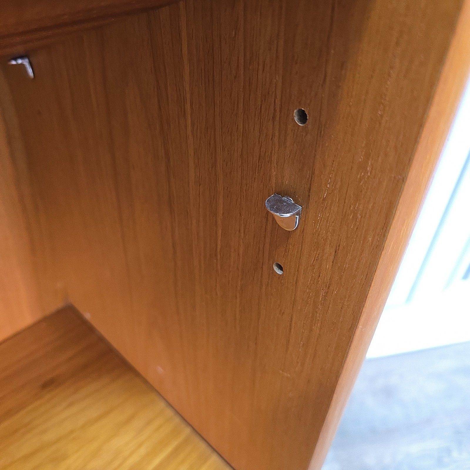 Mid Century Bookcase Vintage Teak Effect Open Shelving Unit Retro Shelves photo vintage