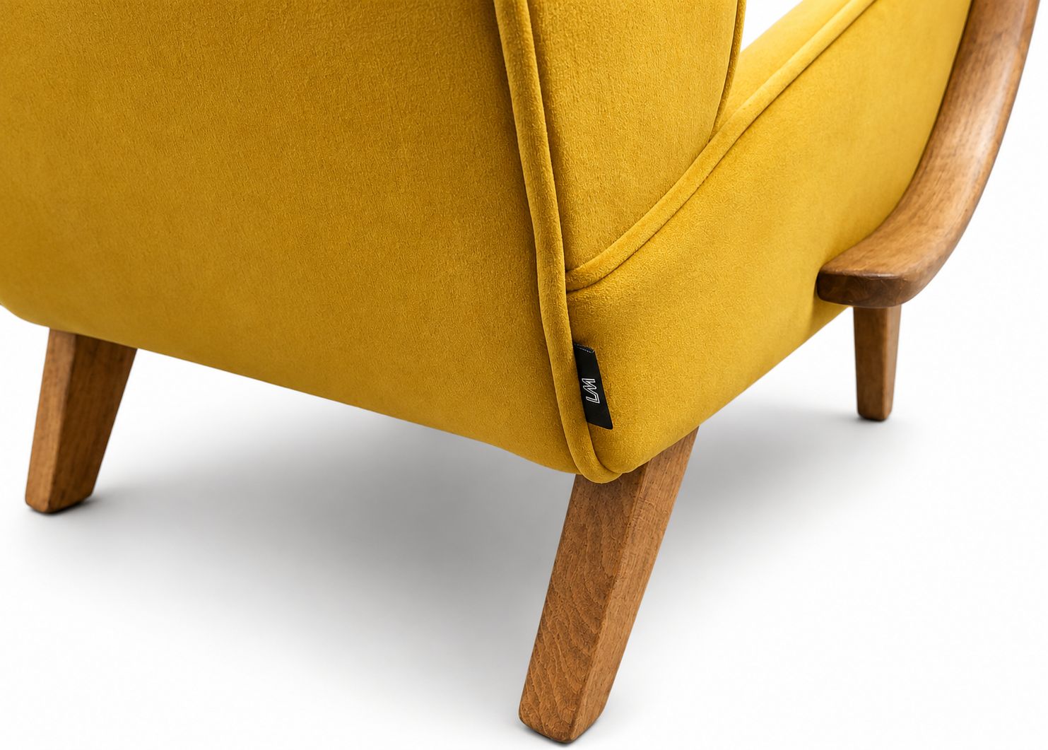 Set Of Two   1930 Jindrich Halabala Bentwood Armchairs In Goldenrod Velvet photo buy