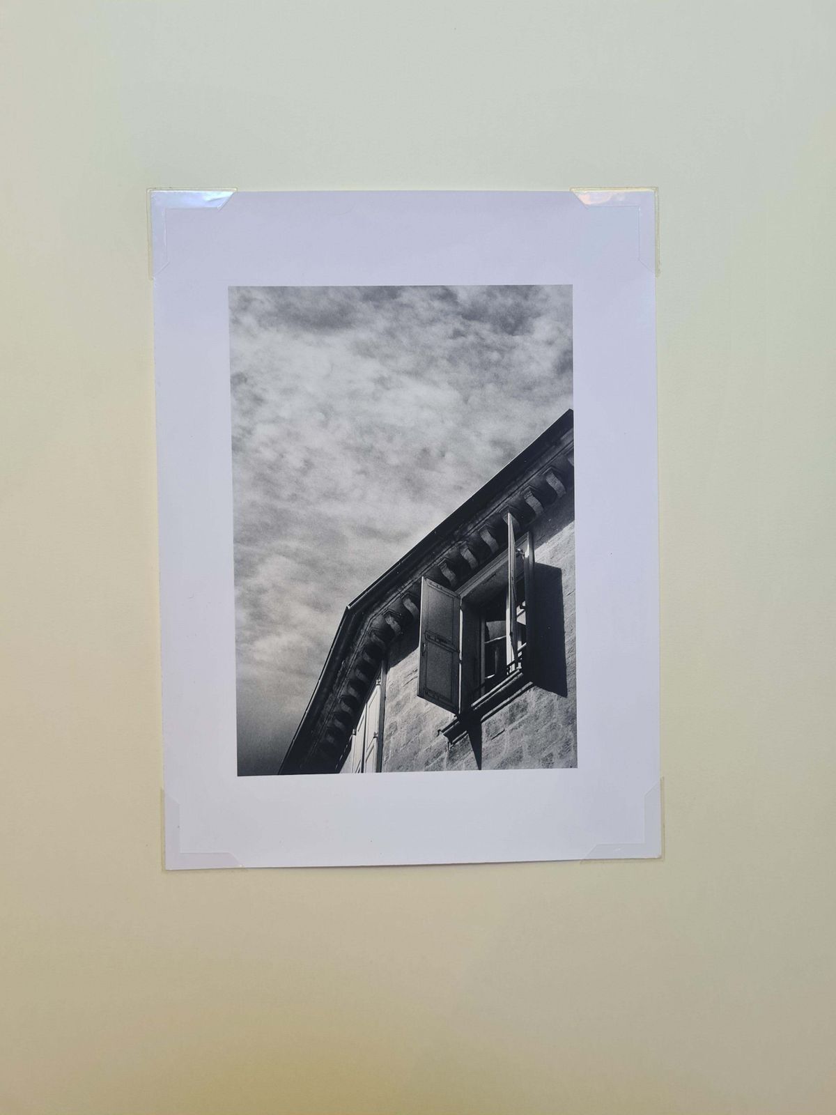 The Open Window Photorealist Photograph, Black And White, 21st Century photo vintage