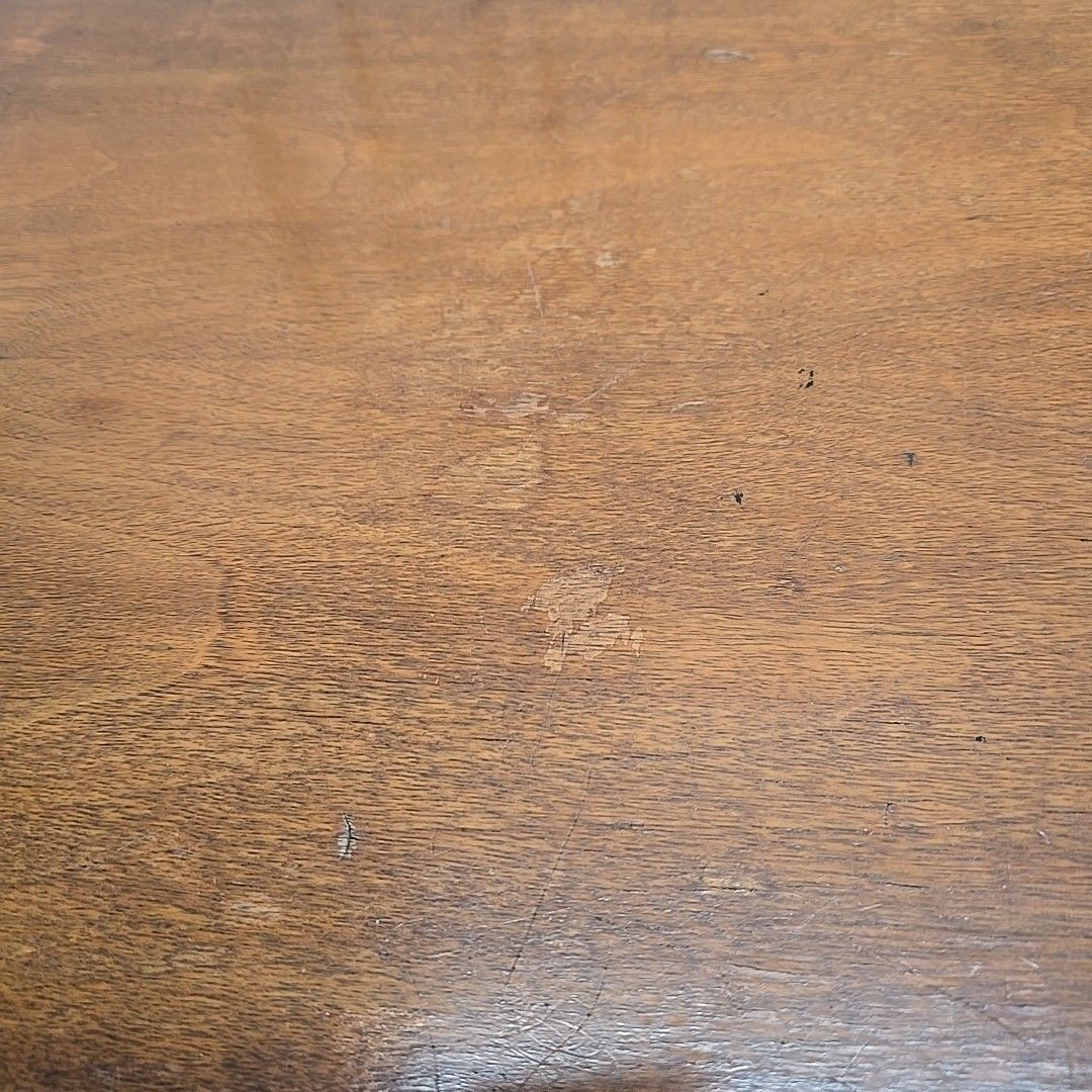 photo vintage Vintage Occasional Side Table Wooden Drop Leaf Antique Georgian Style Coffee