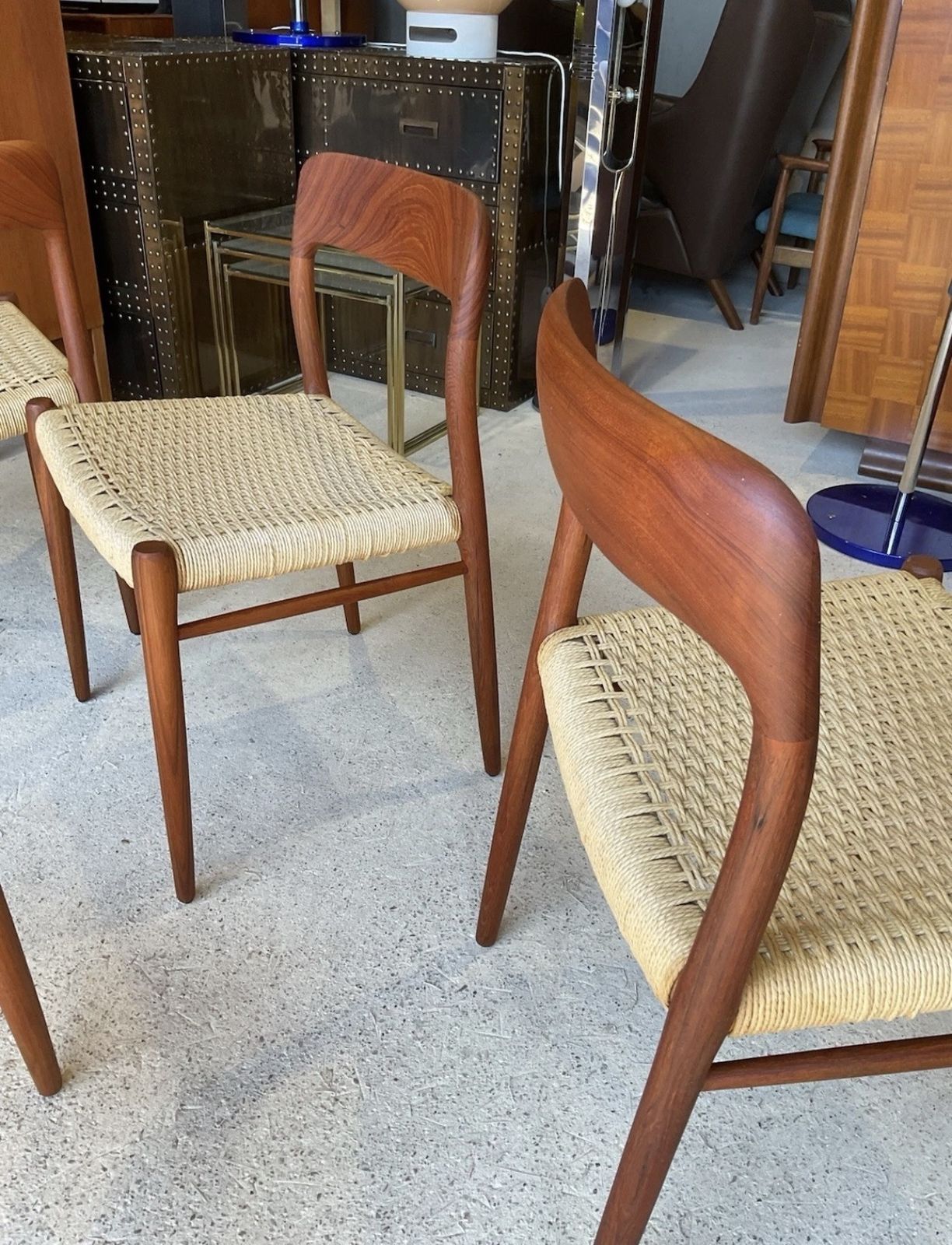 Danish Model 75 Dining Chairs By Niels Otto Møller For J.L. Møllers Mobelfabrik photo vinterior
