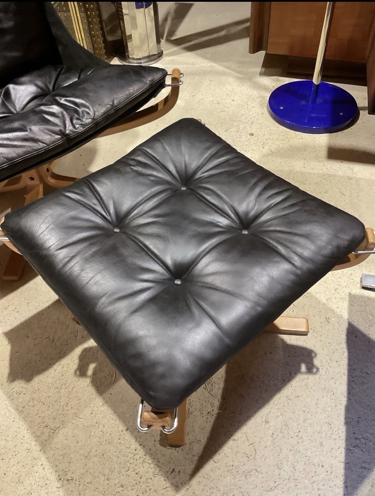 1995.0 Falcon Lounge Chair & Footstool By Sigurd Ressell For Vatne Mobel Norway photo