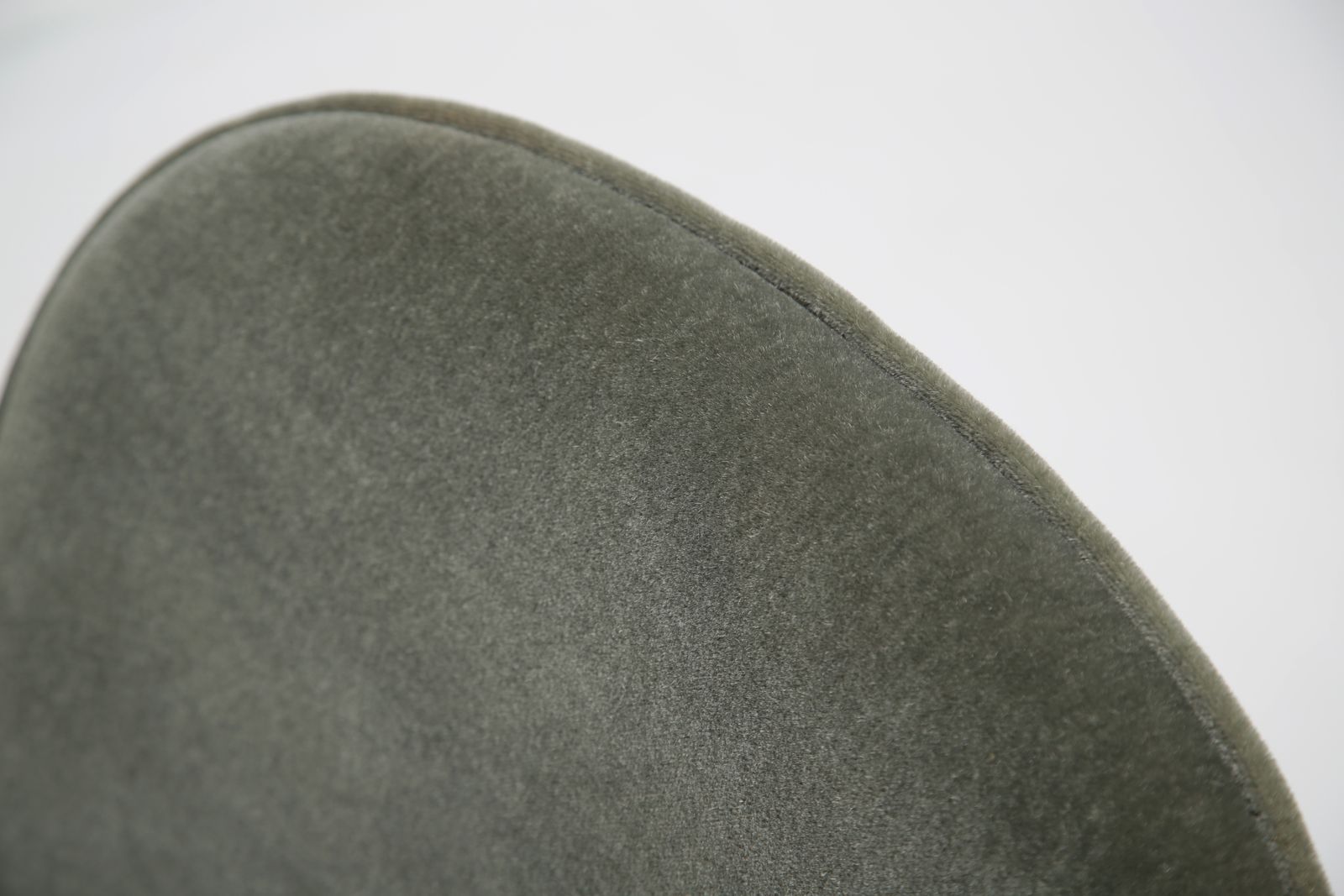 Ico Parisi Italian Executive Desk Chair, Figured Rosewood Sage Green Mohair Velvet For Mim, Italy, 1960s photo Furniture