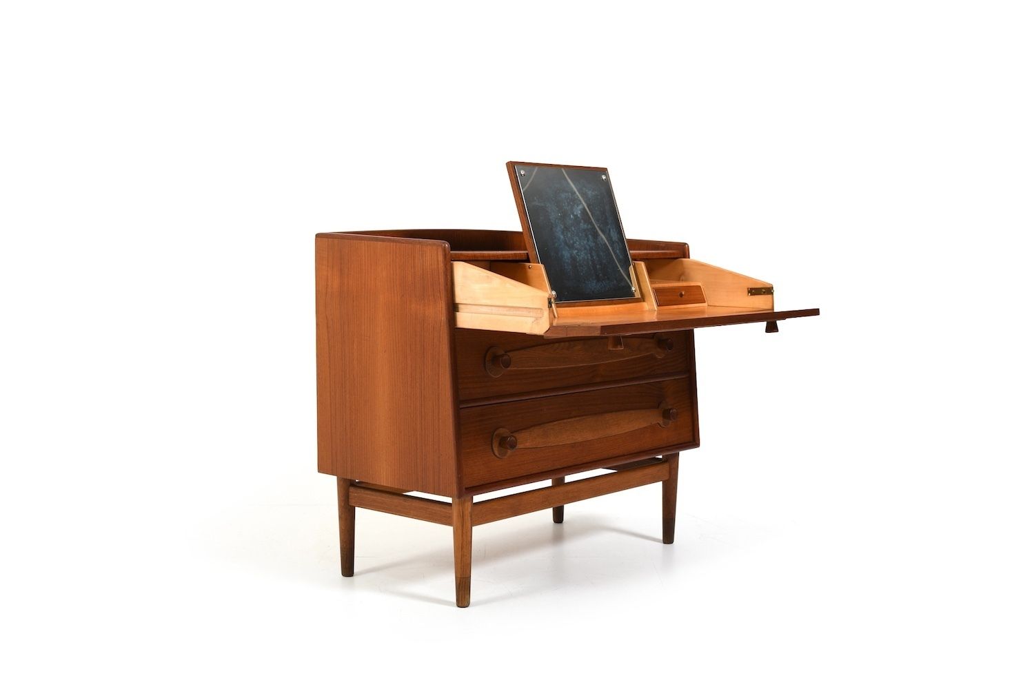 photo for sale Fine Danish Dresser In Teak & Oak 1957